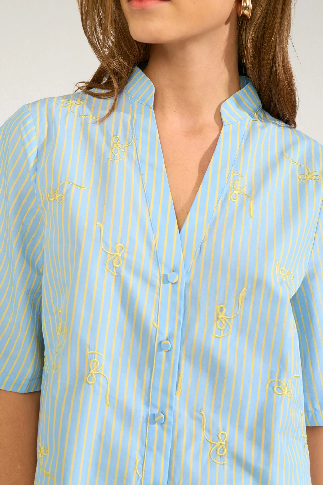 NUMELANIE SS SHIRT - Hydrangea - Image 6
