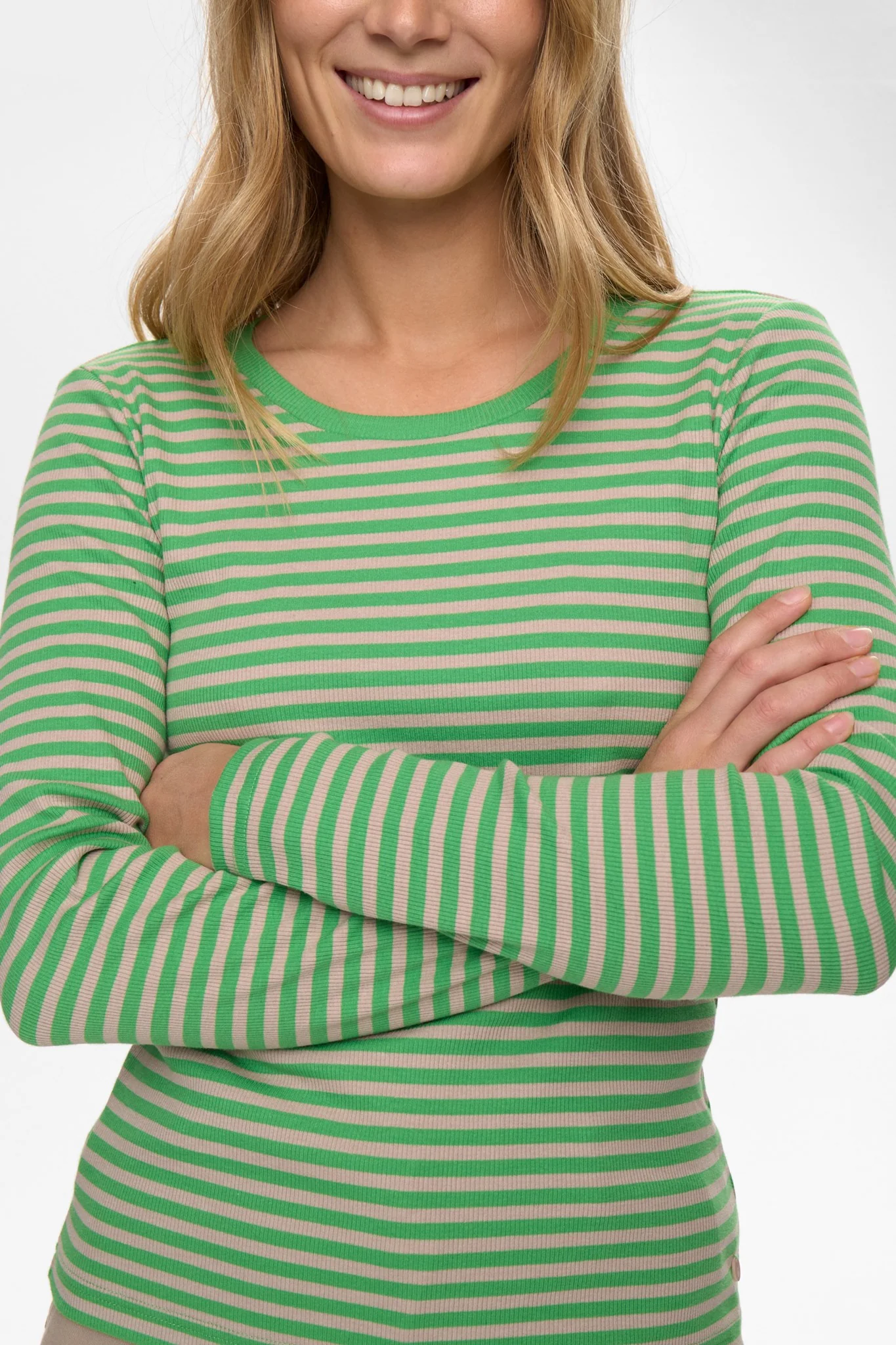 NUMELANY LS BLOUSE - Vibrant Green - Image 4