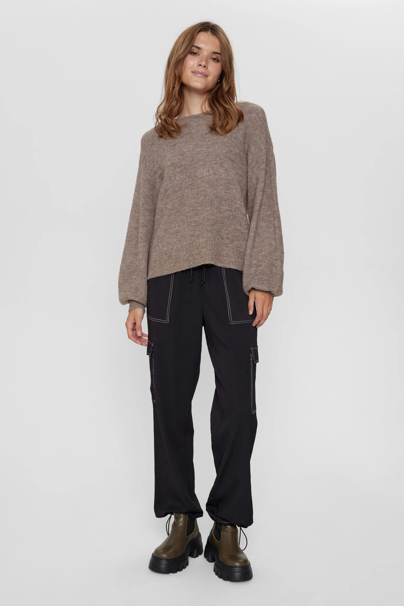 NUMELIA PULLOVER - Brownie - Image 3