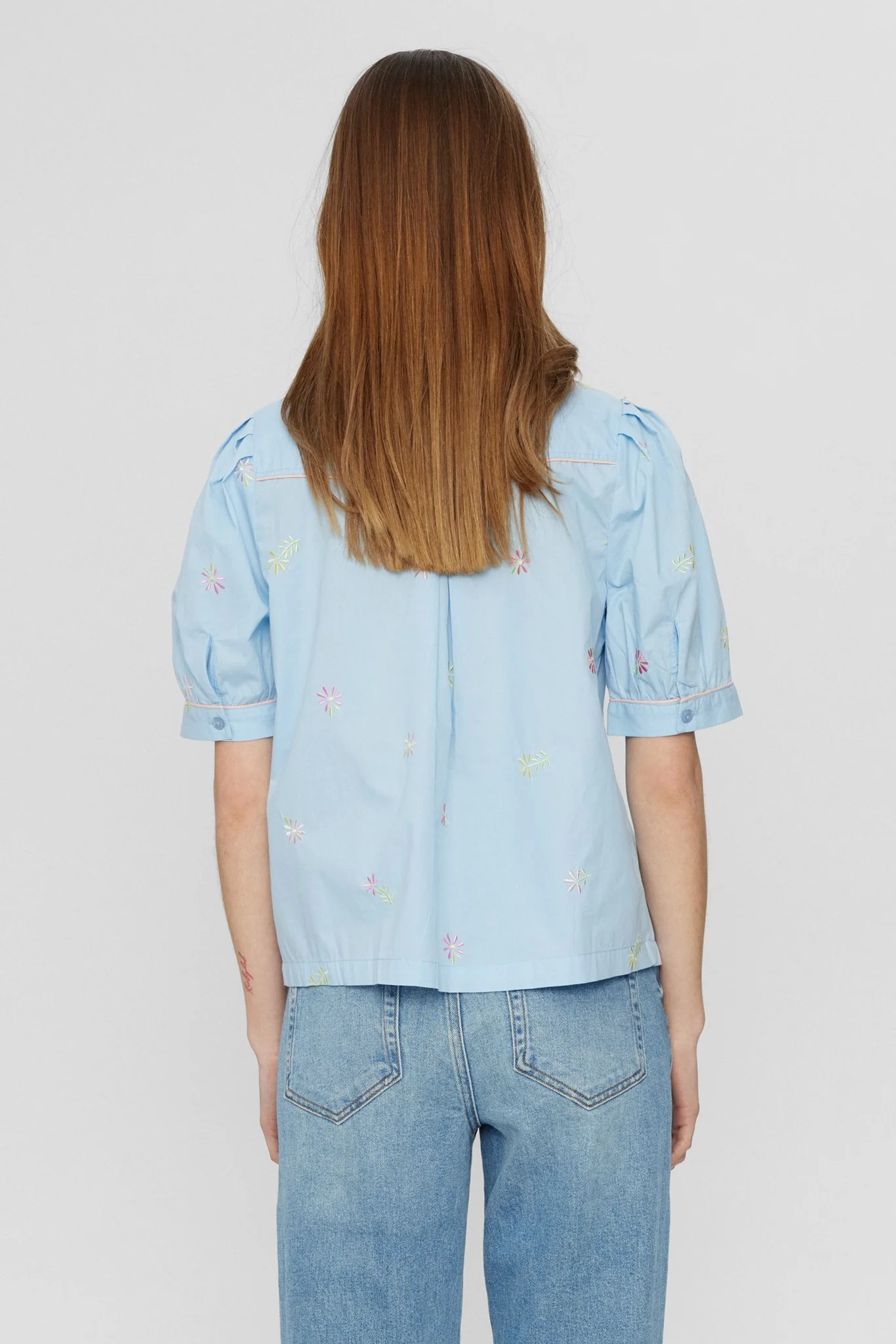 NUMELISSA SS SHIRT - Clear Sky - Image 2