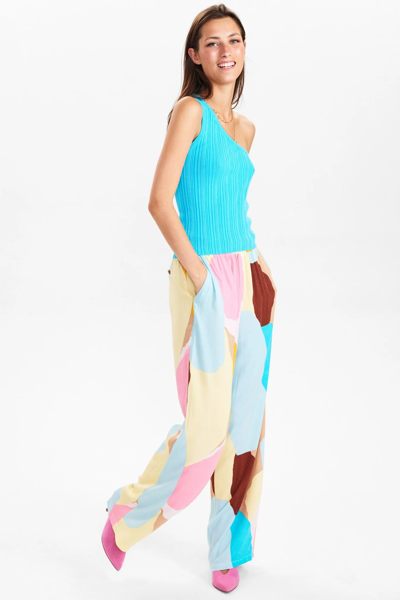NUMETTI TOP - Scuba blue - Image 3