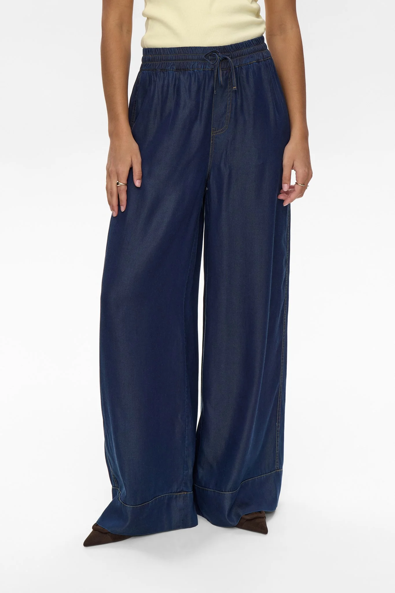 NUMIAMI PANTS - Dark Blue Denim