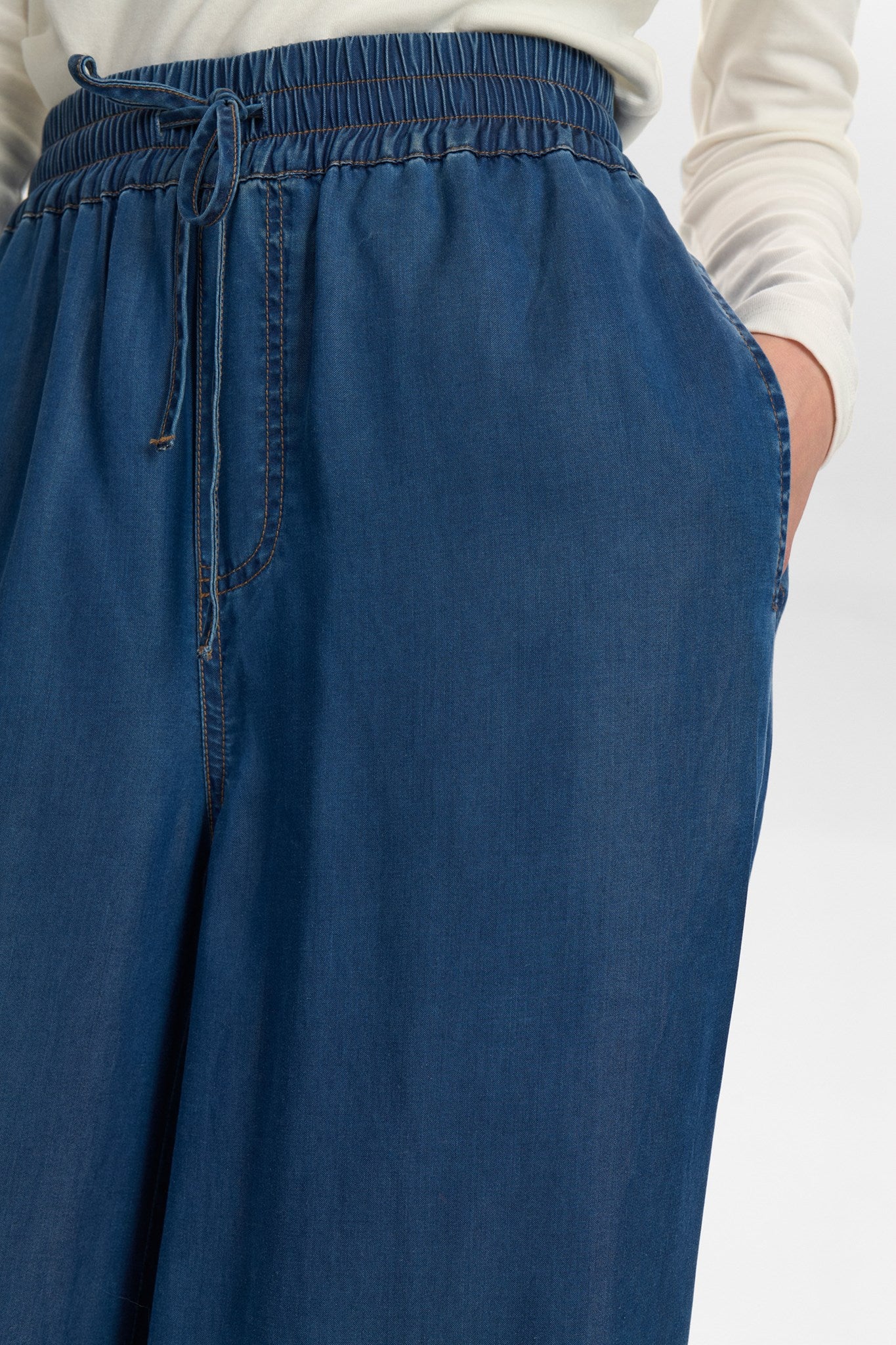 NUMIAMI PANTS - Medium Blue Denim - Image 4