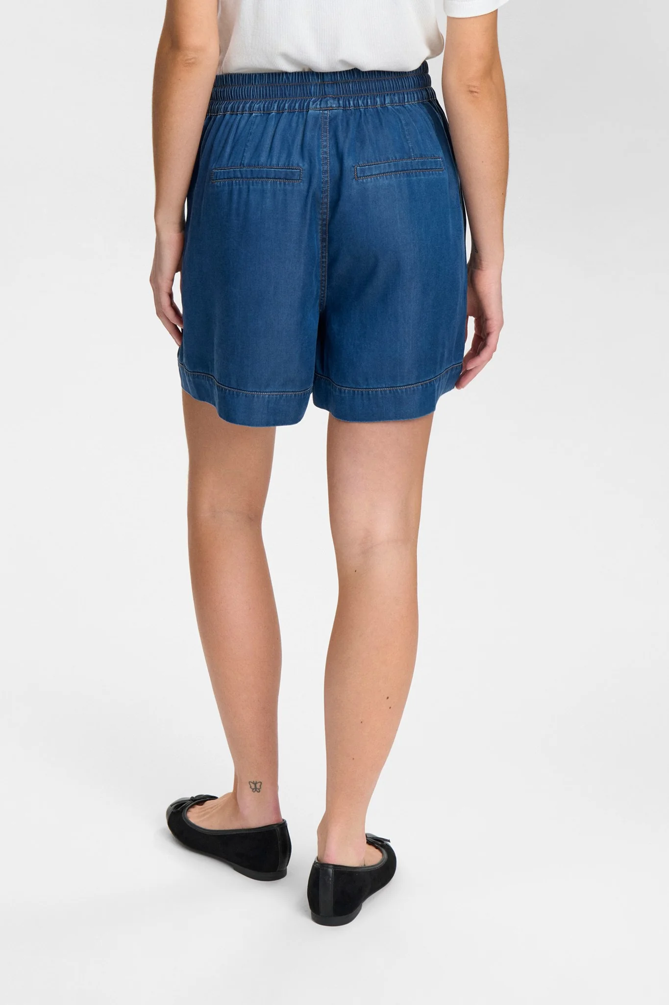 NUMIAMI SHORTS - Medium Blue Denim - Image 2