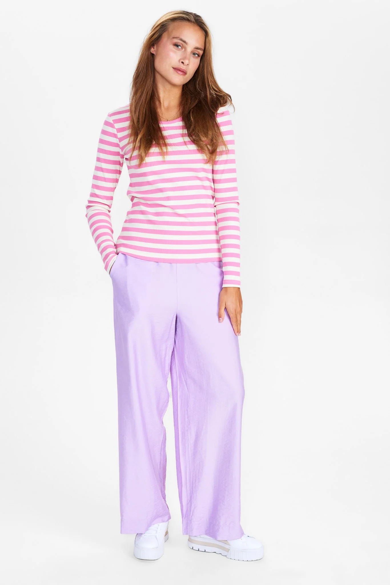 NUMICKE LS BLOUSE - Begonia Pink - Image 3