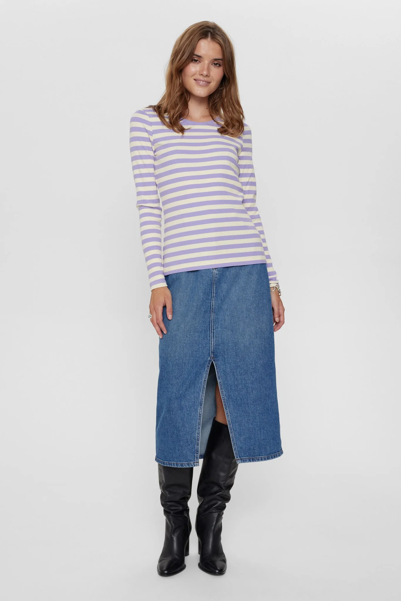 NUMICKE LS BLOUSE - Lavender - Image 3