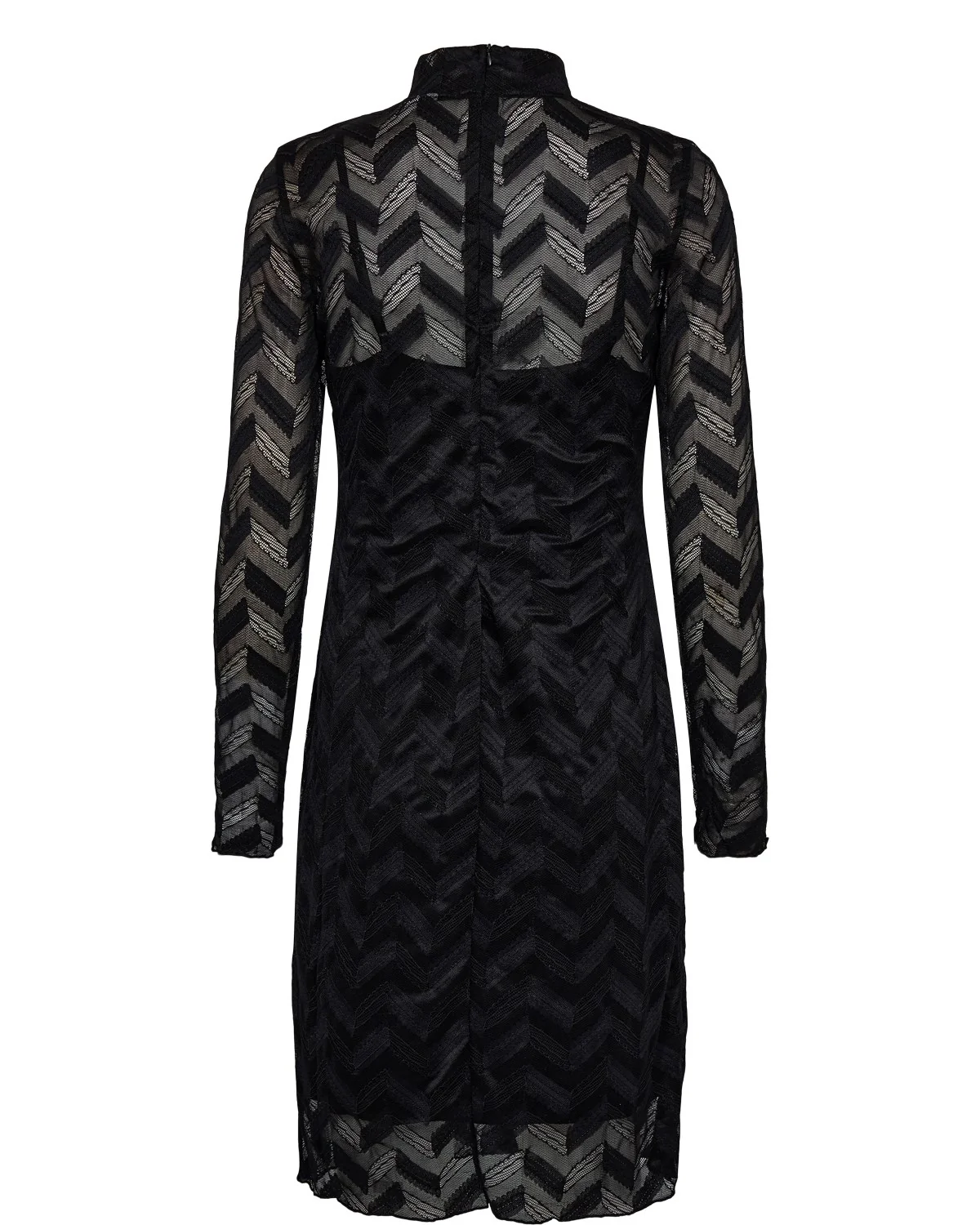 NUMIKA SHORT DRESS - Caviar - Image 2