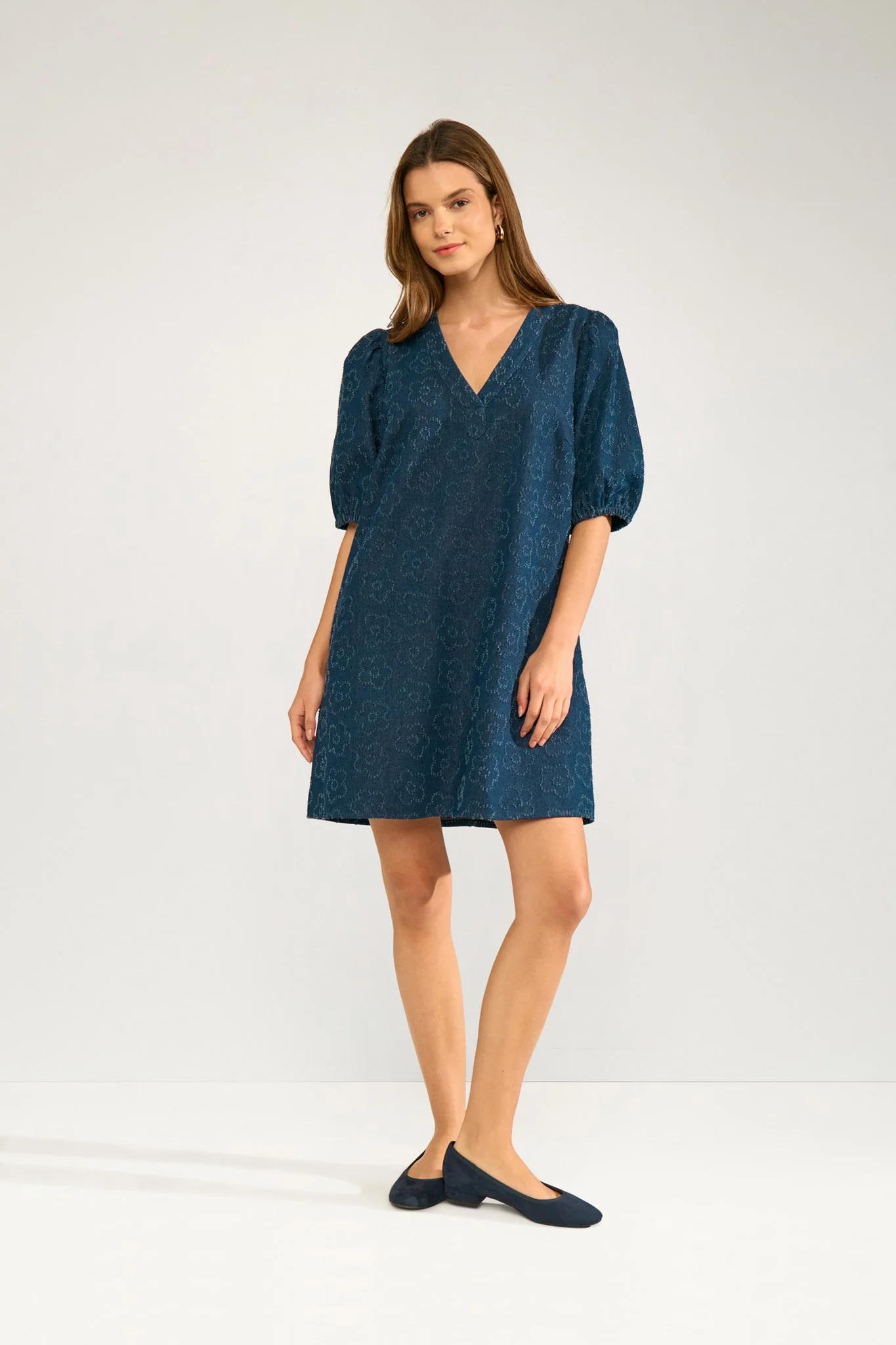 NUMILLEY DRESS - Dark Blue Denim - Image 3
