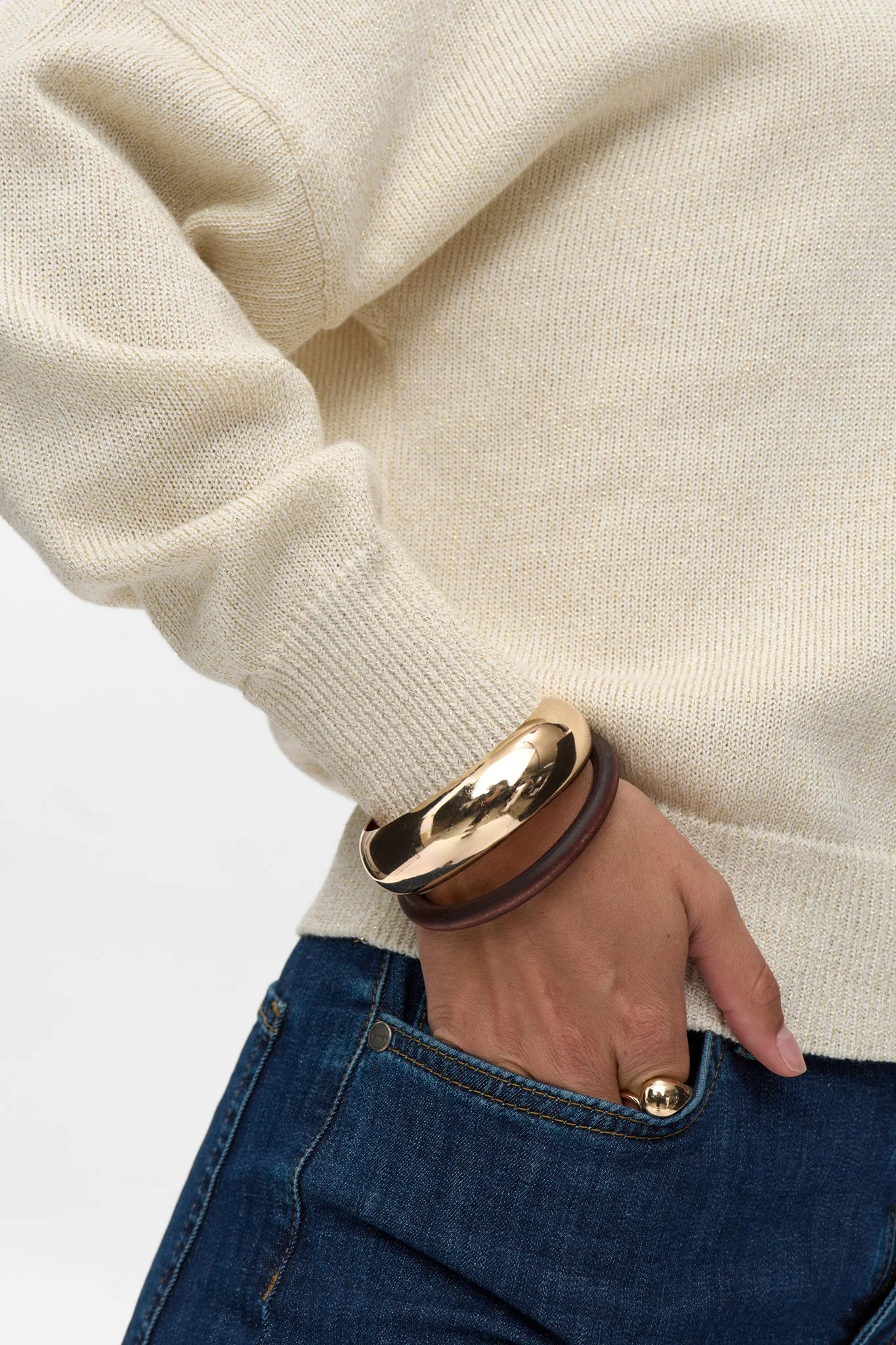 NUMILRAY PULLOVER - Cloud Dancer - Image 5