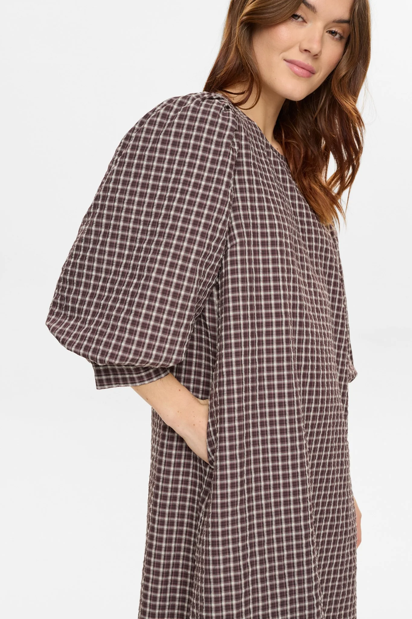 NUMILSA DRESS - Black Coffee - Image 3