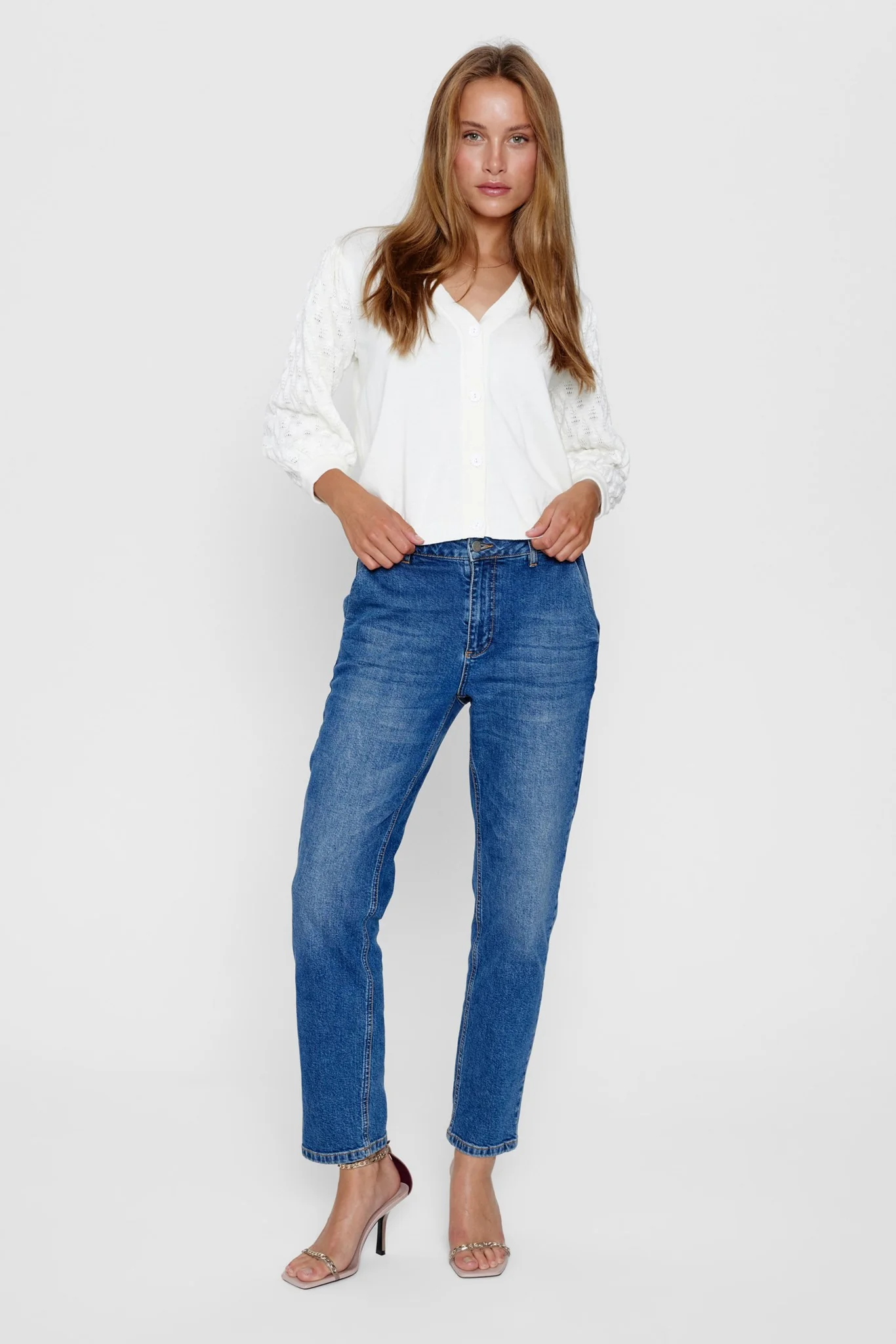 NUMINNA CARDIGAN - Cloud Dancer - Image 3