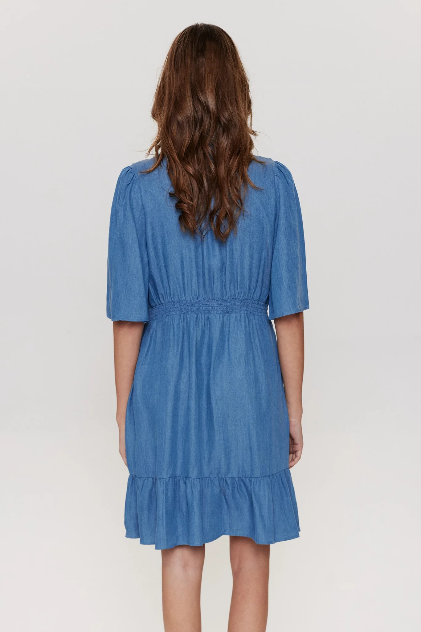 NUMIO DRESS - Light Blue Denim - Image 2