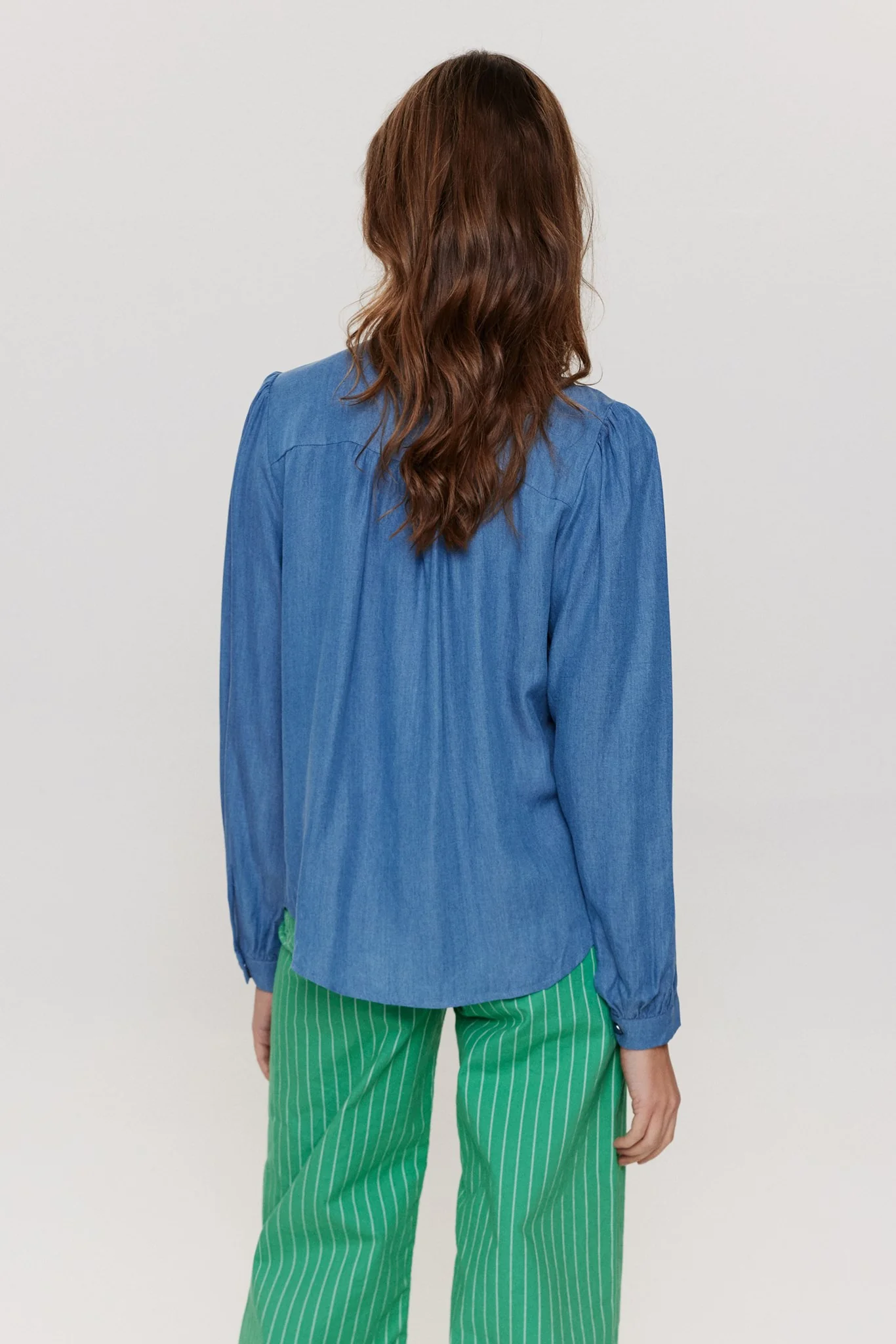 NUMIO SHIRT - Light Blue Denim - Image 2