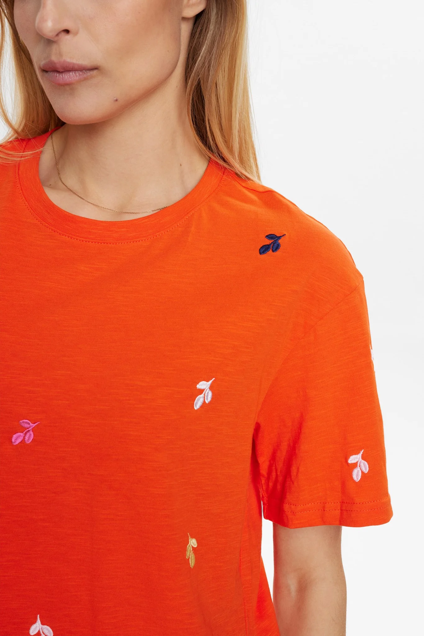NUMIRELLO BOXY T-SHIRT - GOTS - Cherry Tomato - Image 4
