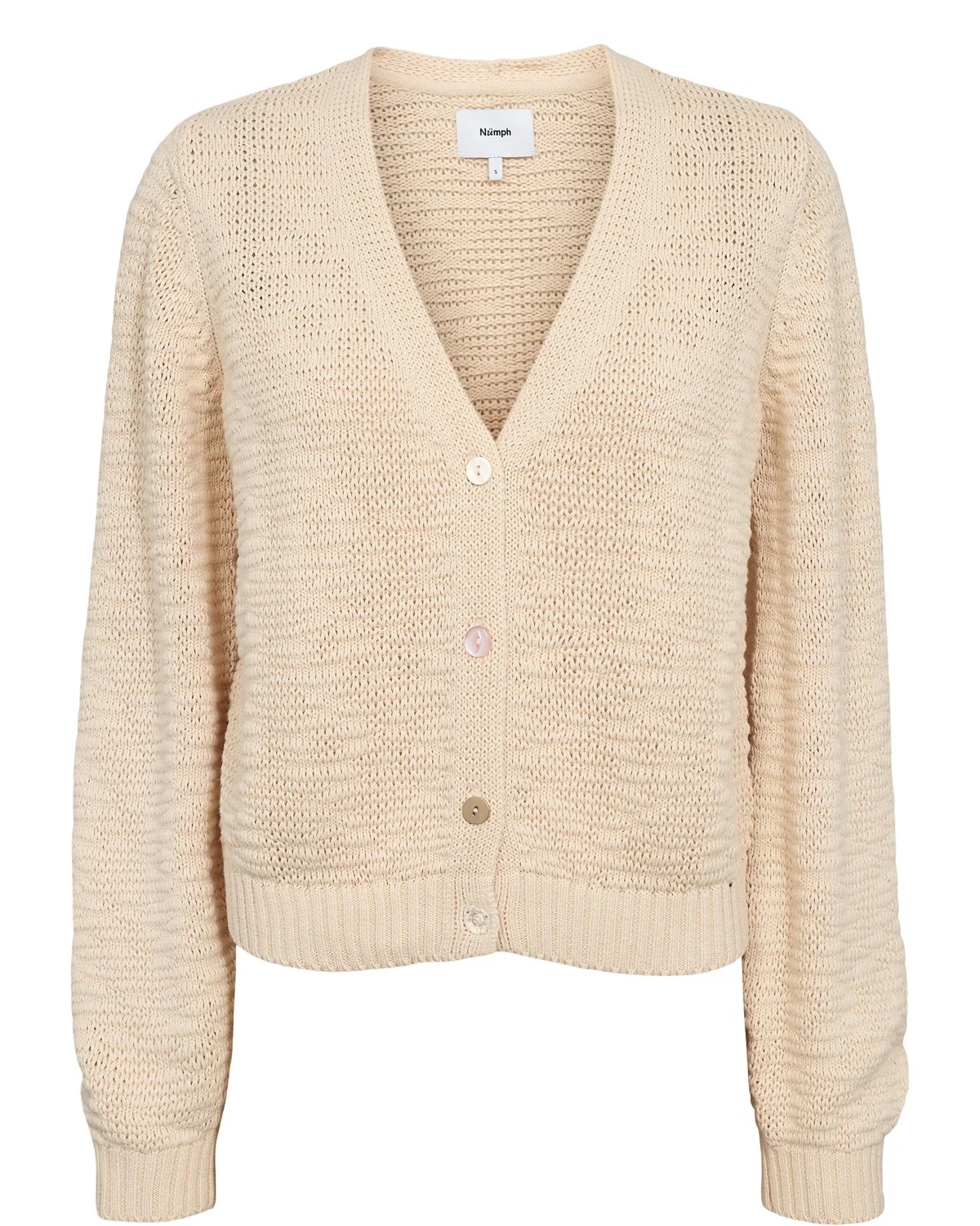 NUMIRNA CROPPED CARDIGAN - Sandshell - Image 6