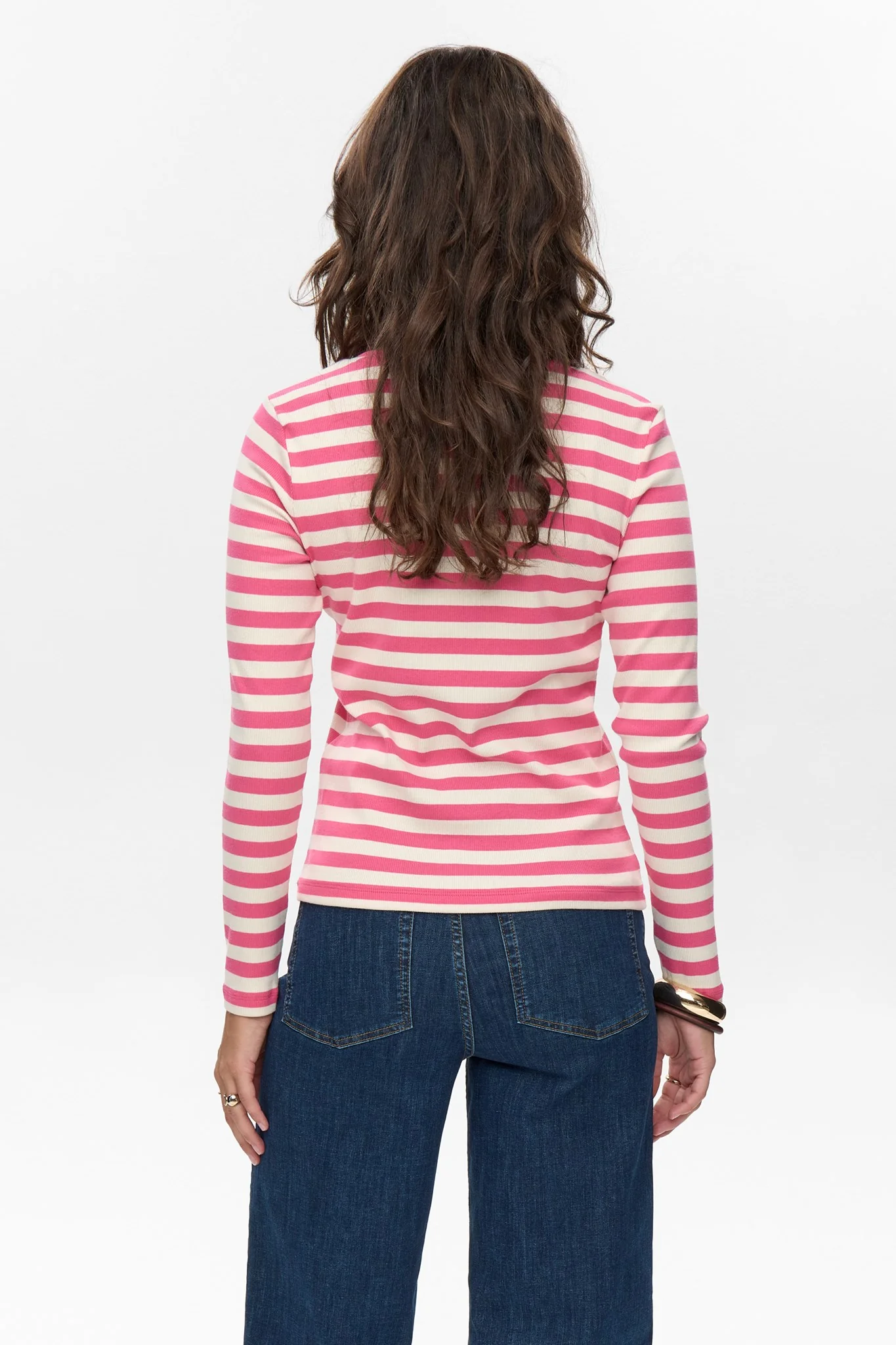 NUMIXIE LS T-SHIRT - GOTS - Fandango Pink - Image 2