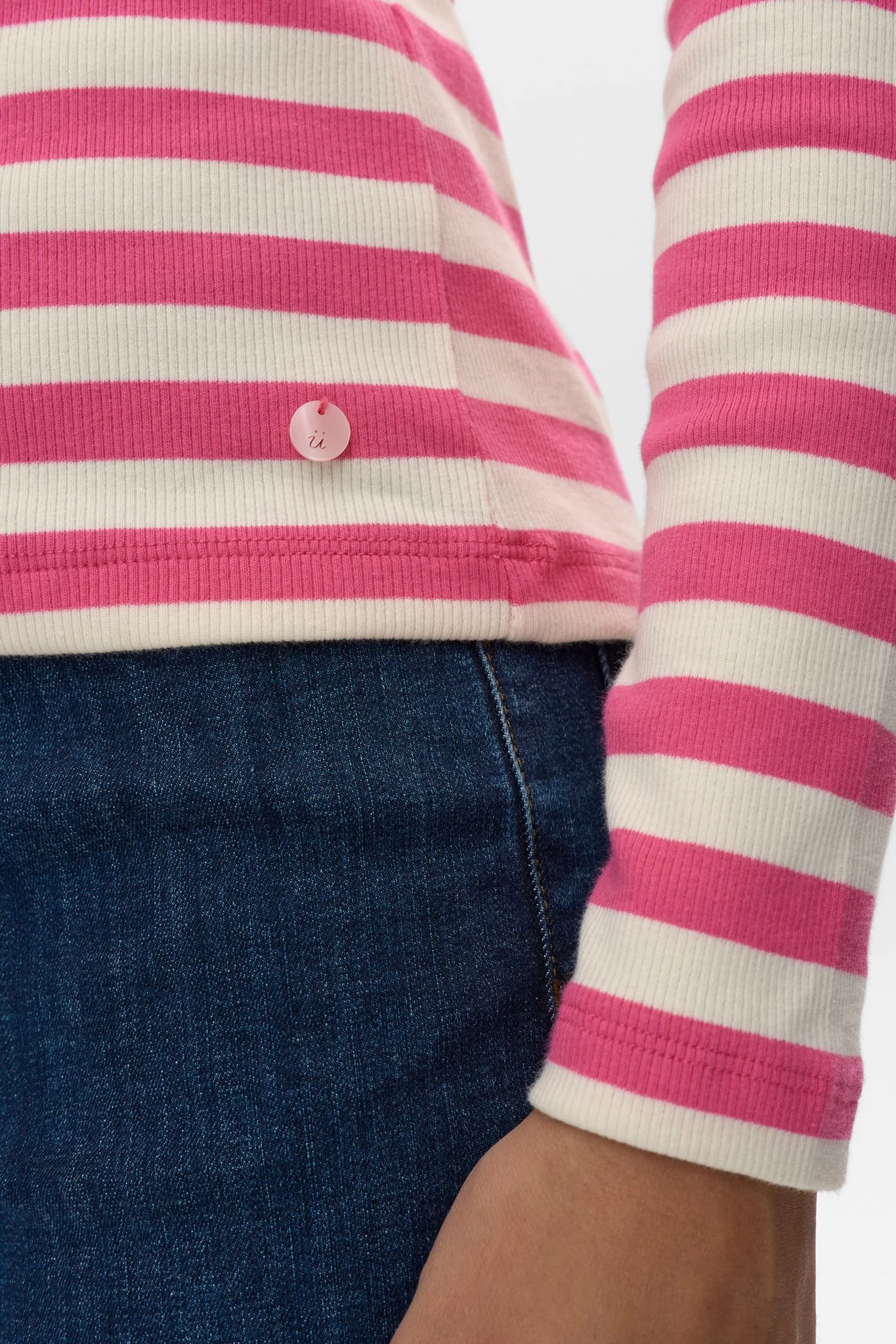 NUMIXIE LS T-SHIRT - GOTS - Fandango Pink - Image 5