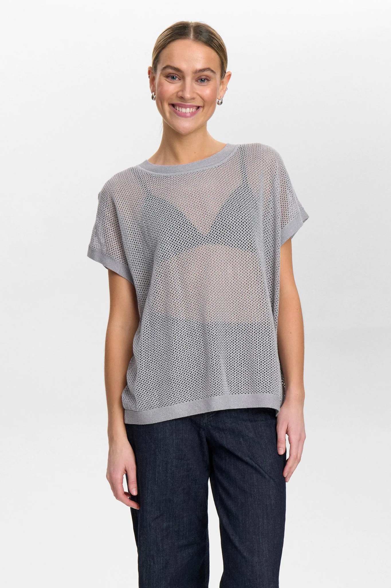 NUMONA DARLENE PULLOVER - Silver