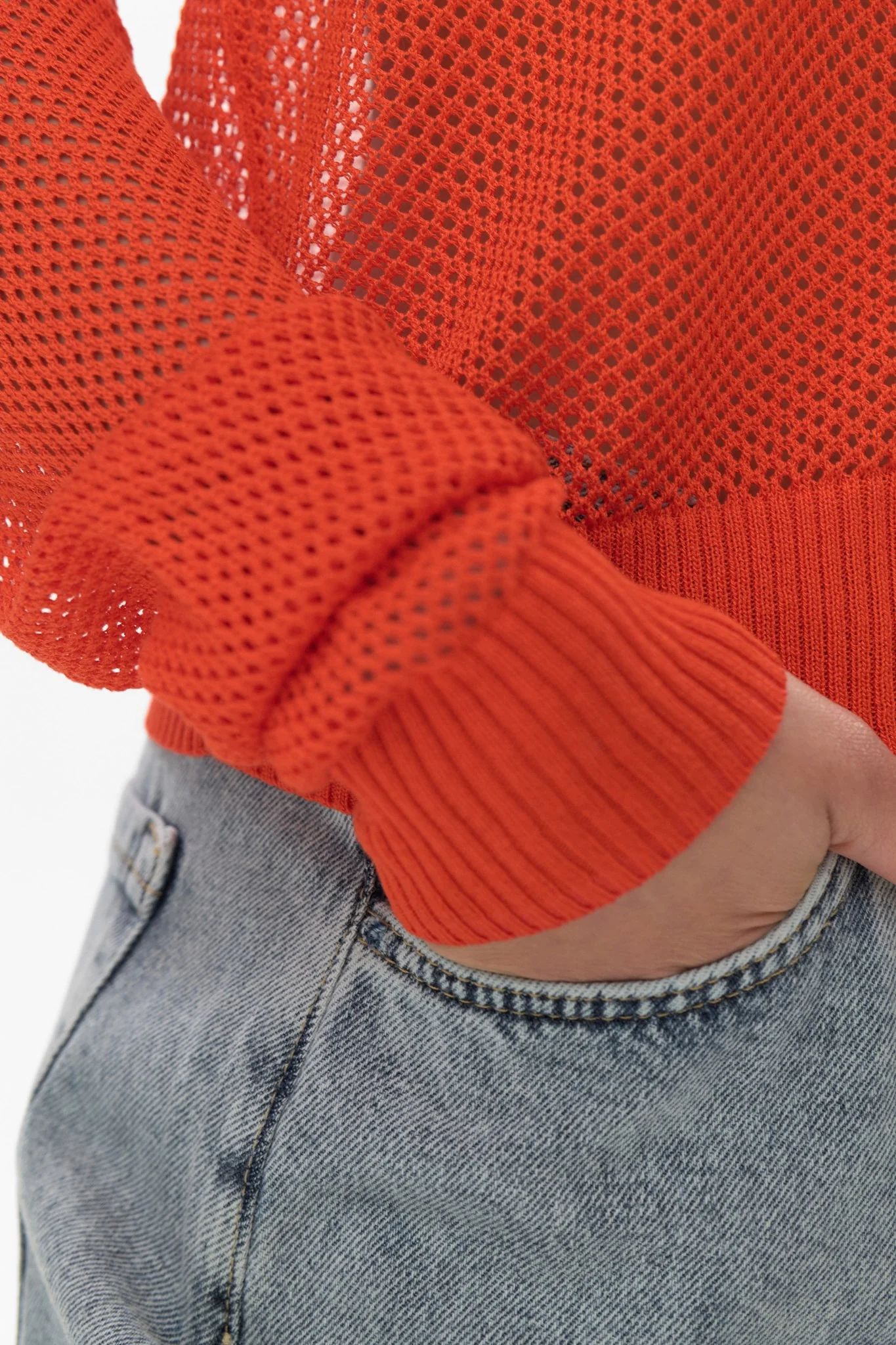 NUMONIS CARDIGAN - Cherry Tomato - Image 5