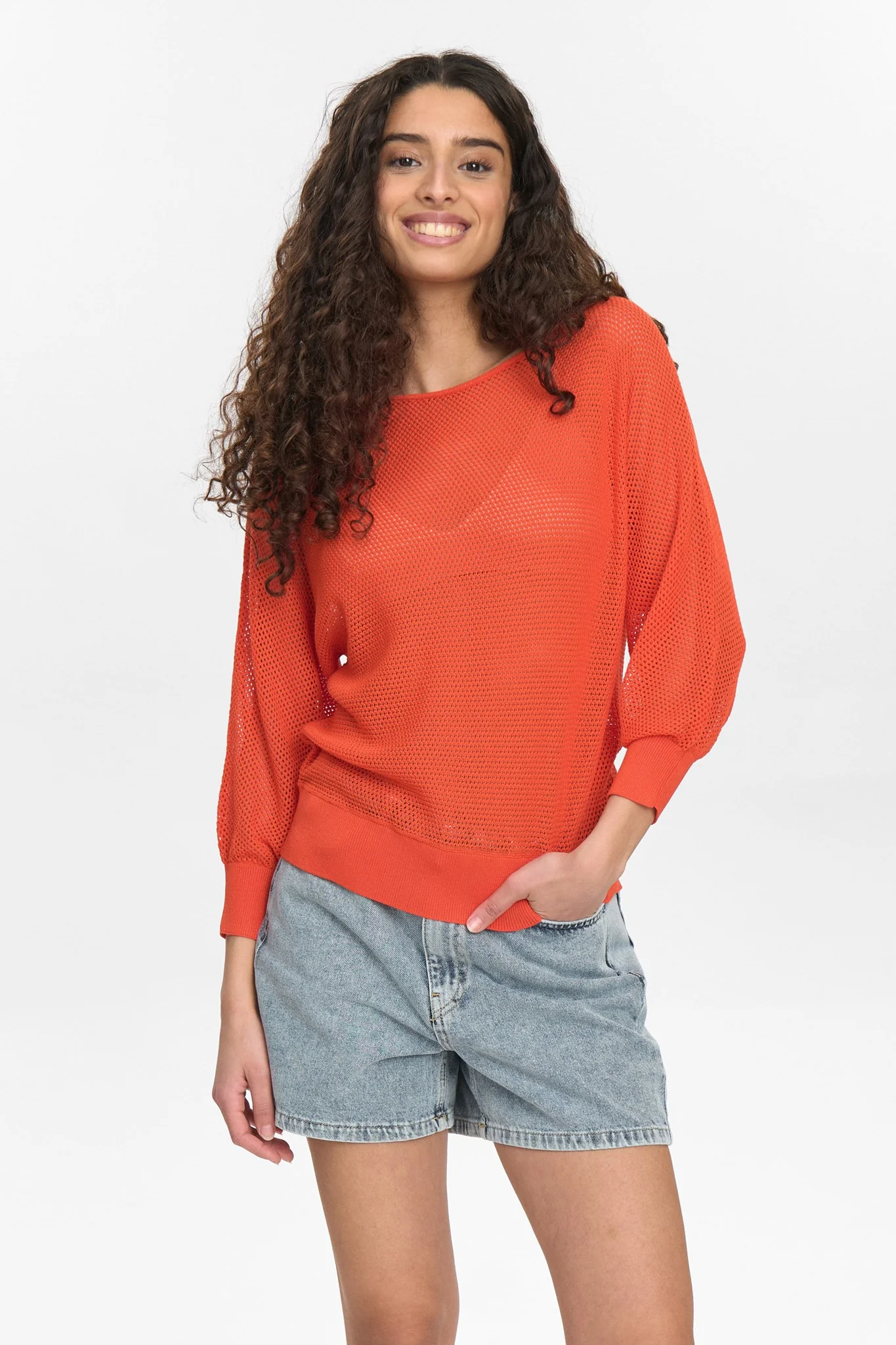 NUMONIS DAYA PULLOVER - Cherry Tomato