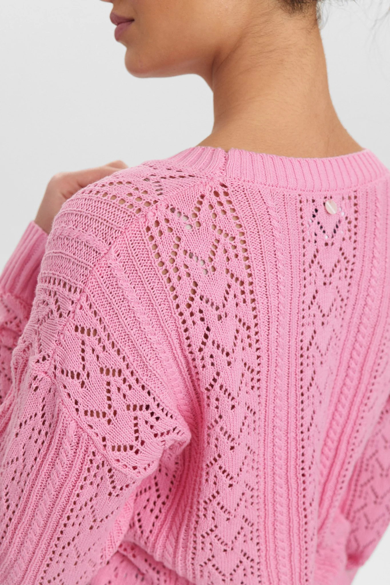 NUMORELLO CARDIGAN - Pink Cosmos - Image 4