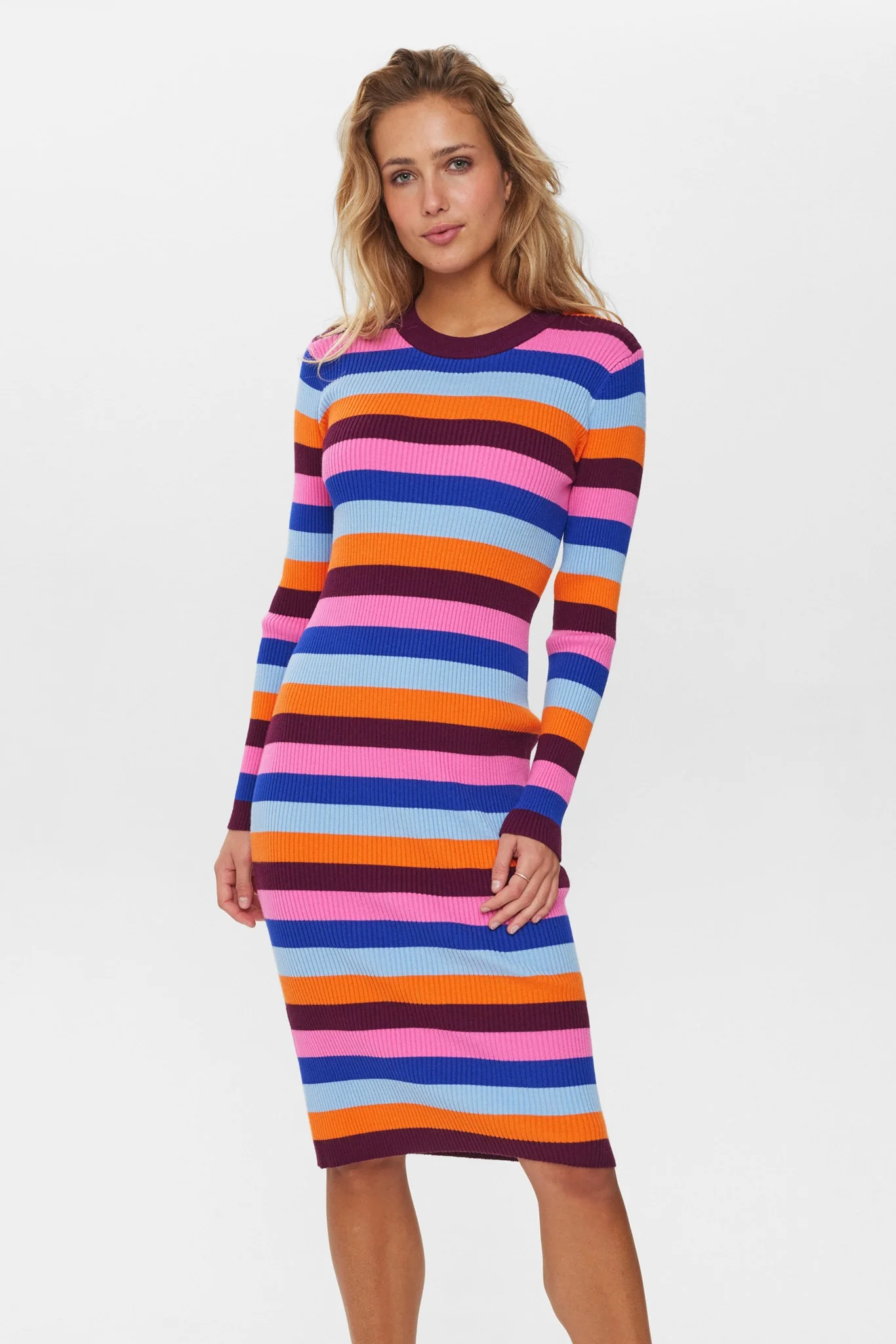 NUMULTA DRESS - Red Orange