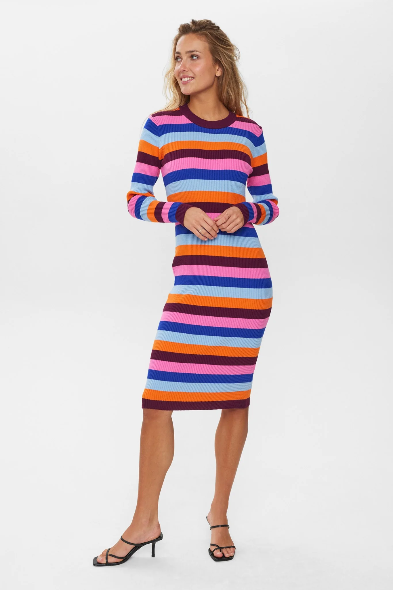 NUMULTA DRESS - Red Orange - Image 3