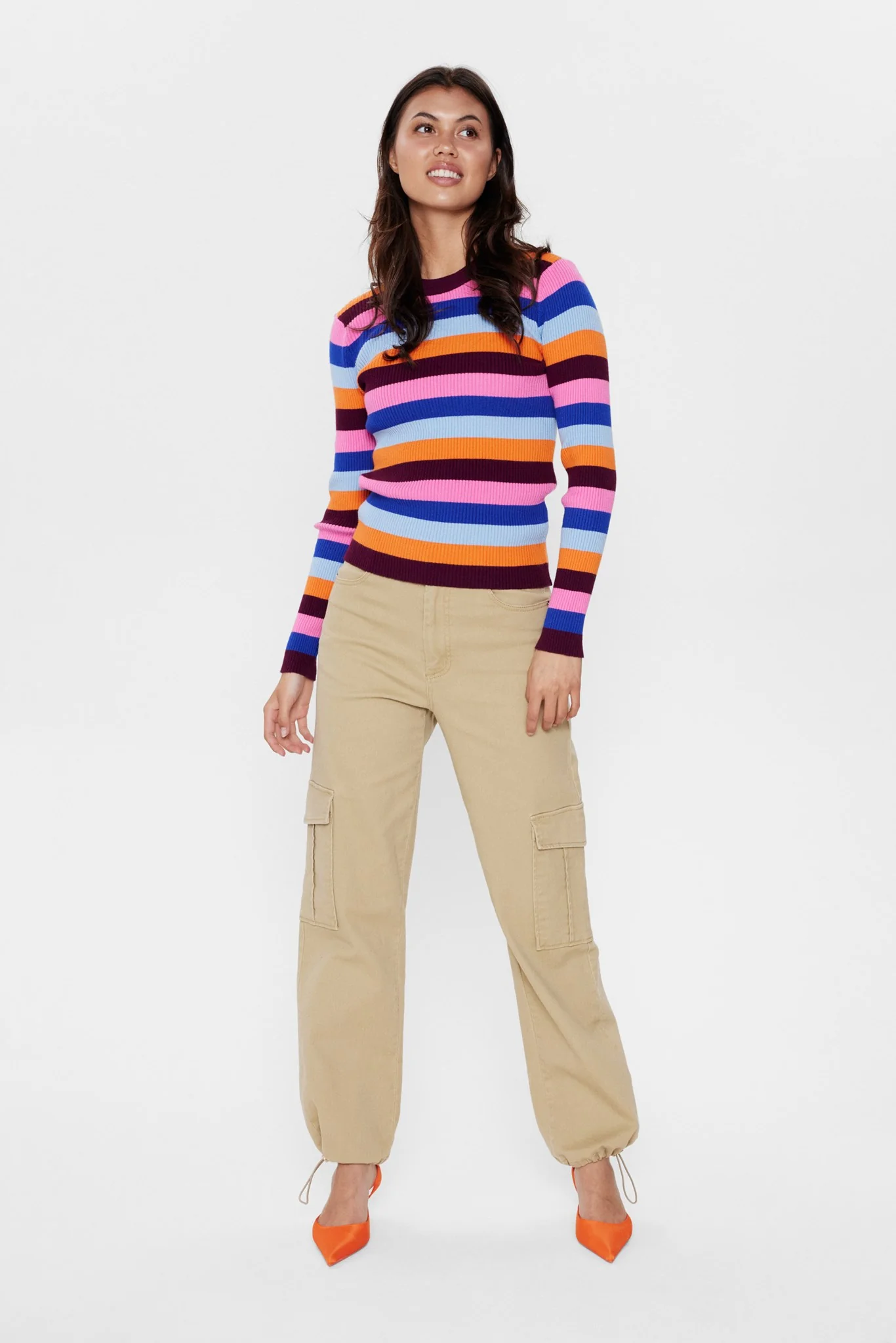 NUMULTA PULLOVER - Red Orange - Image 3