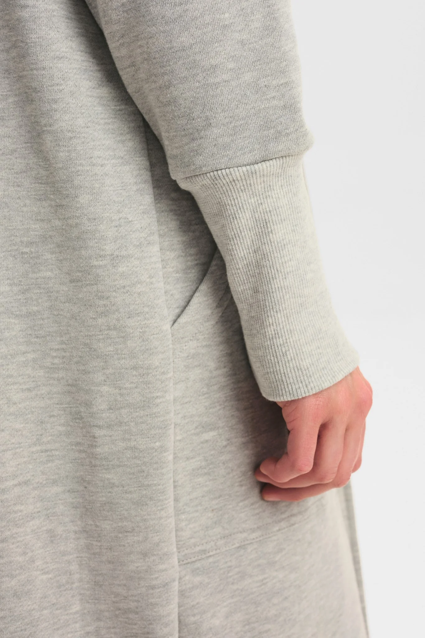 NUMYRA SWEAT CARDIGAN - Medium Grey mel - Image 4