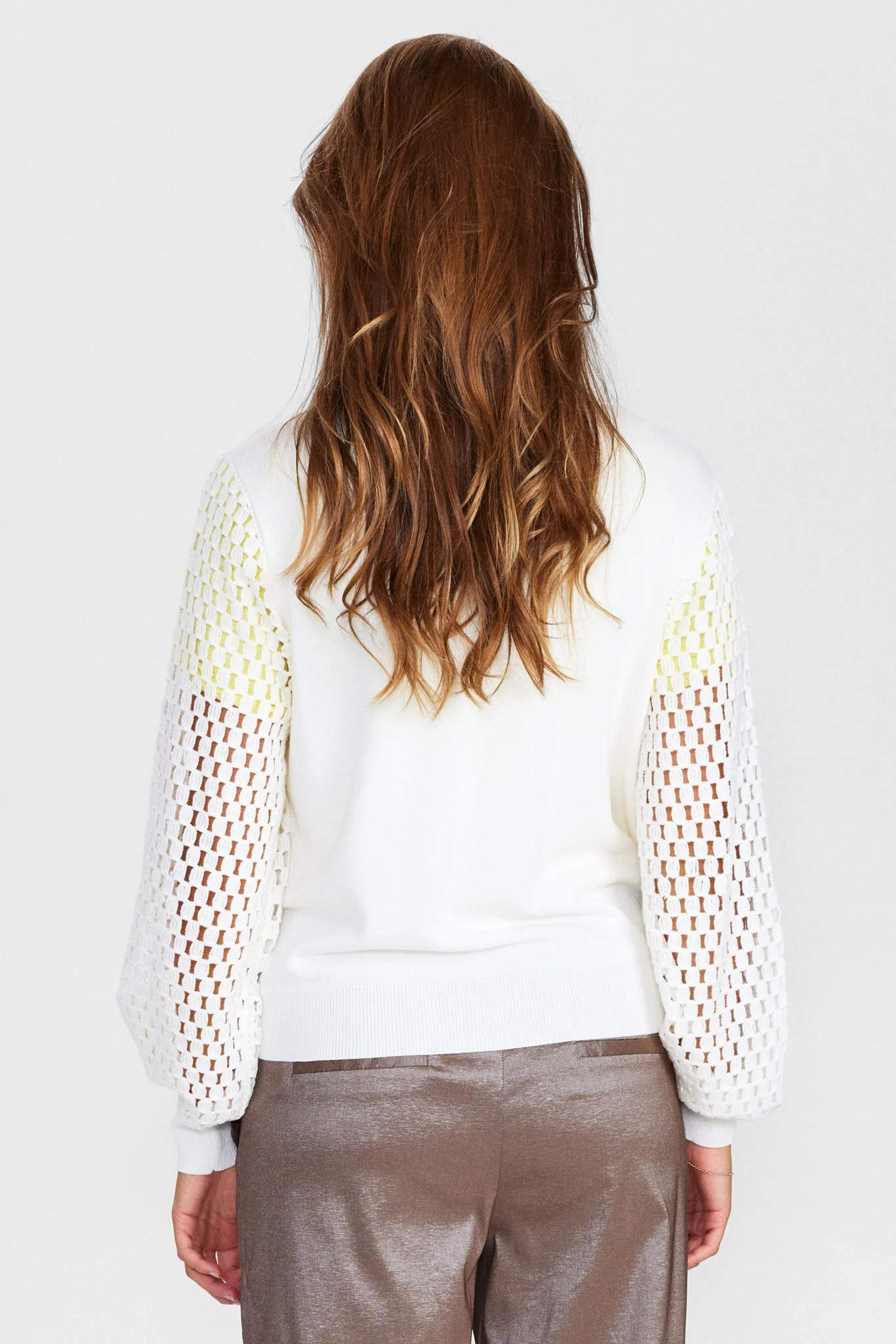 NUNANETT CARDIGAN - Cloud Dancer - Image 2