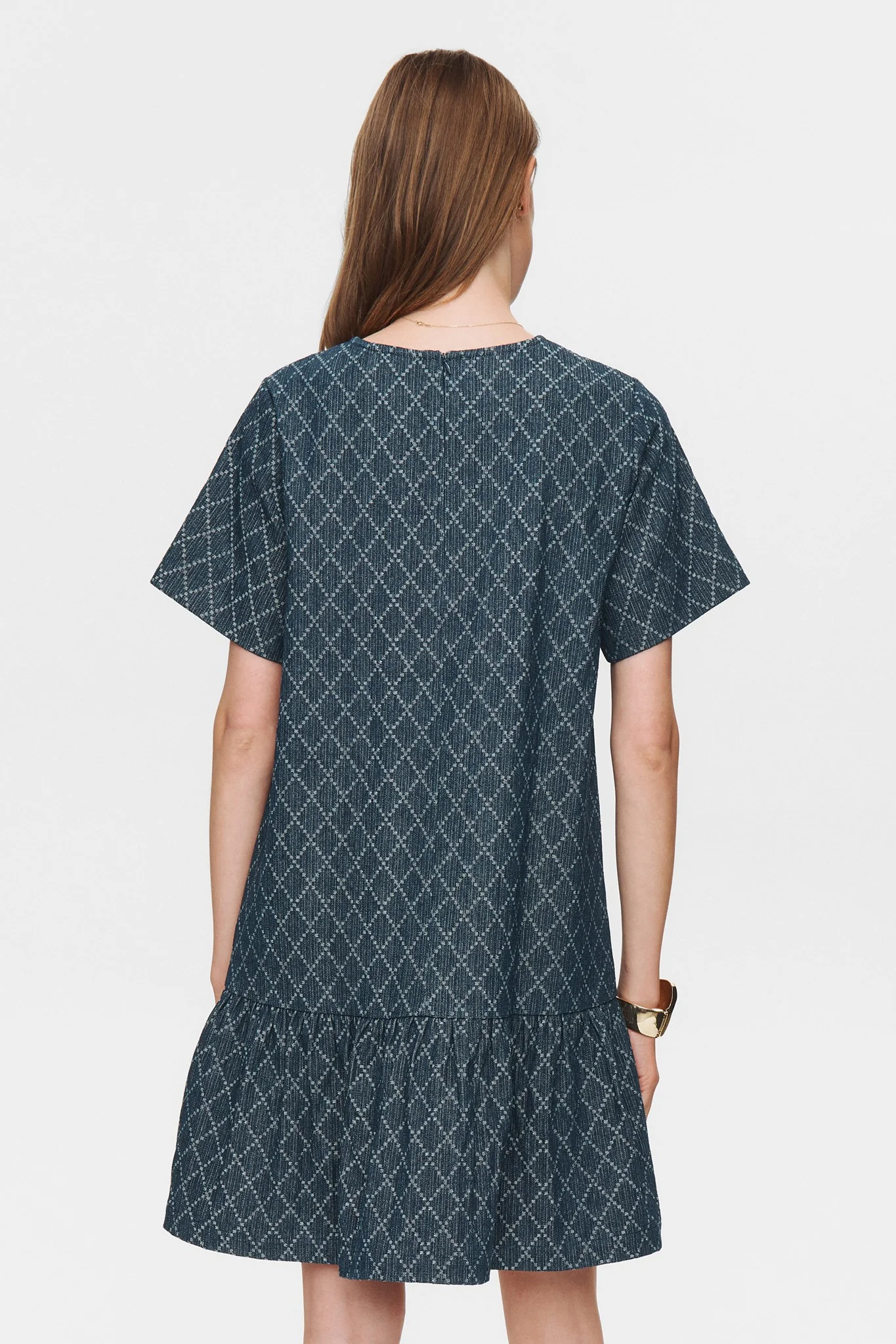 NUNELLY DRESS  - Medium Blue Denim - Image 2