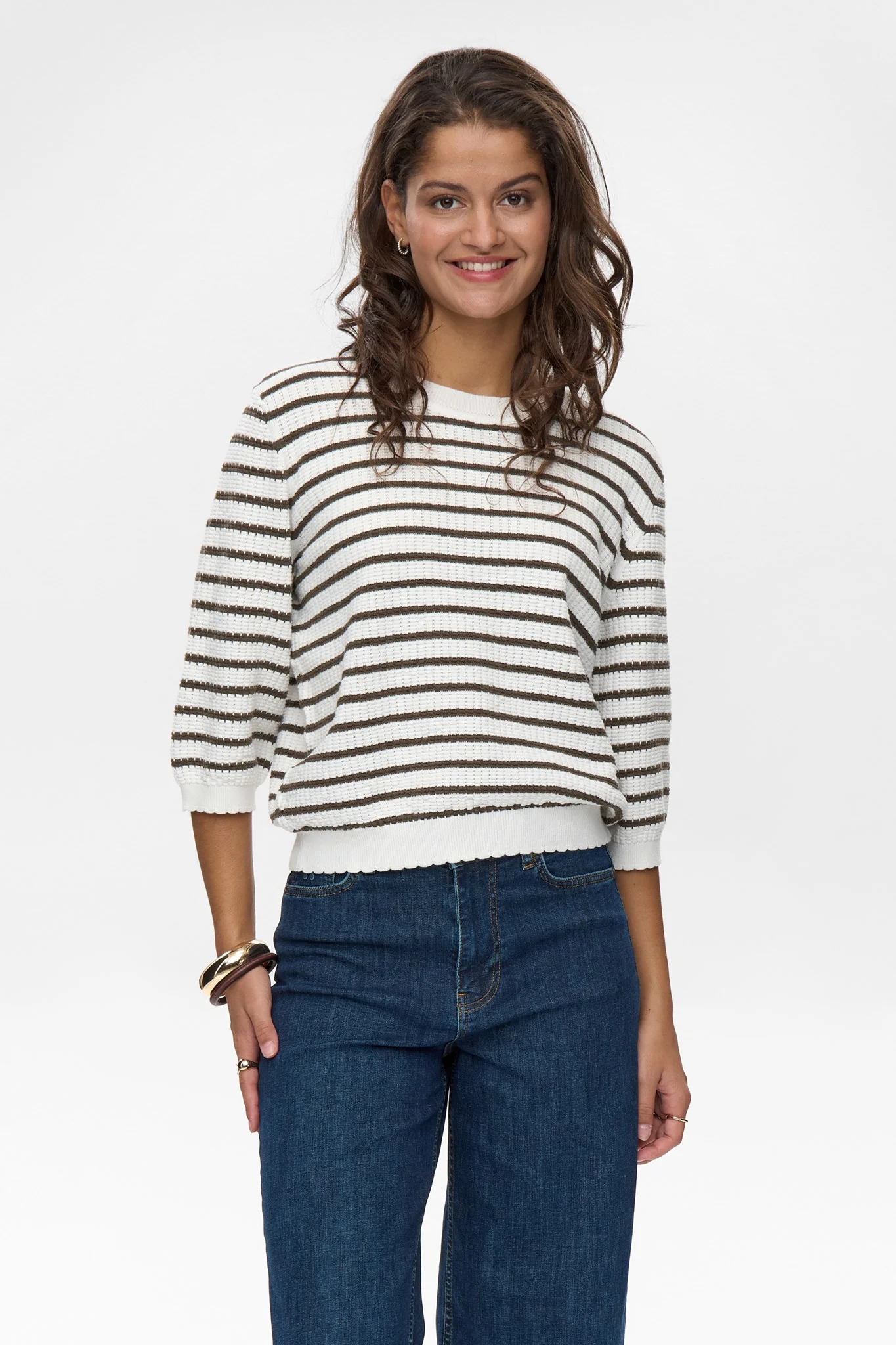 NUNICOLE NEW PULLOVER - GOTS - Grape leaf