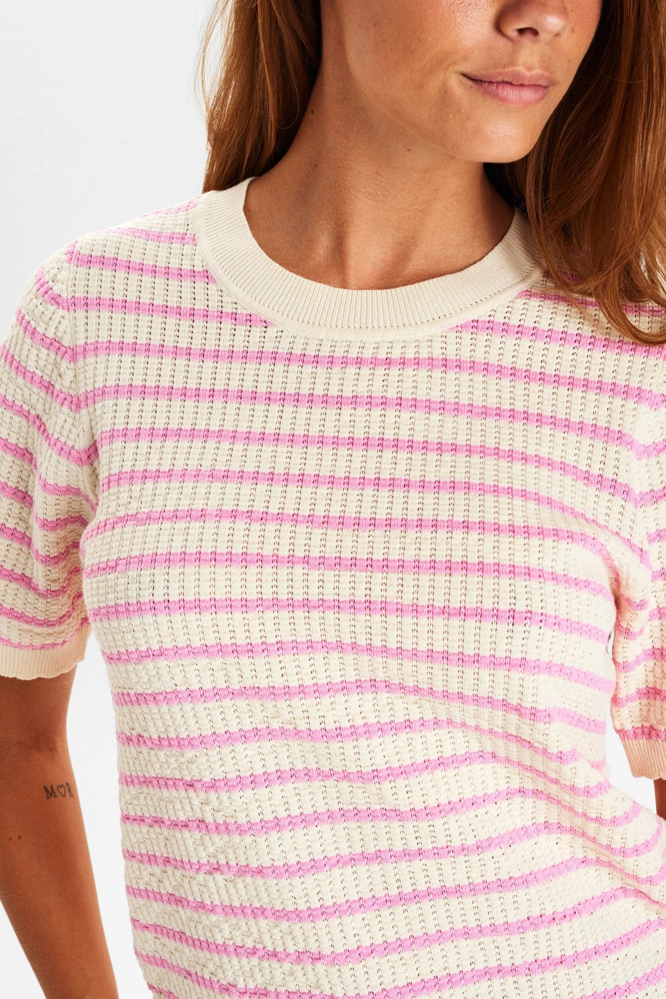 NUNICOLE PULLOVER - GOTS - Begonia Pink - Image 4