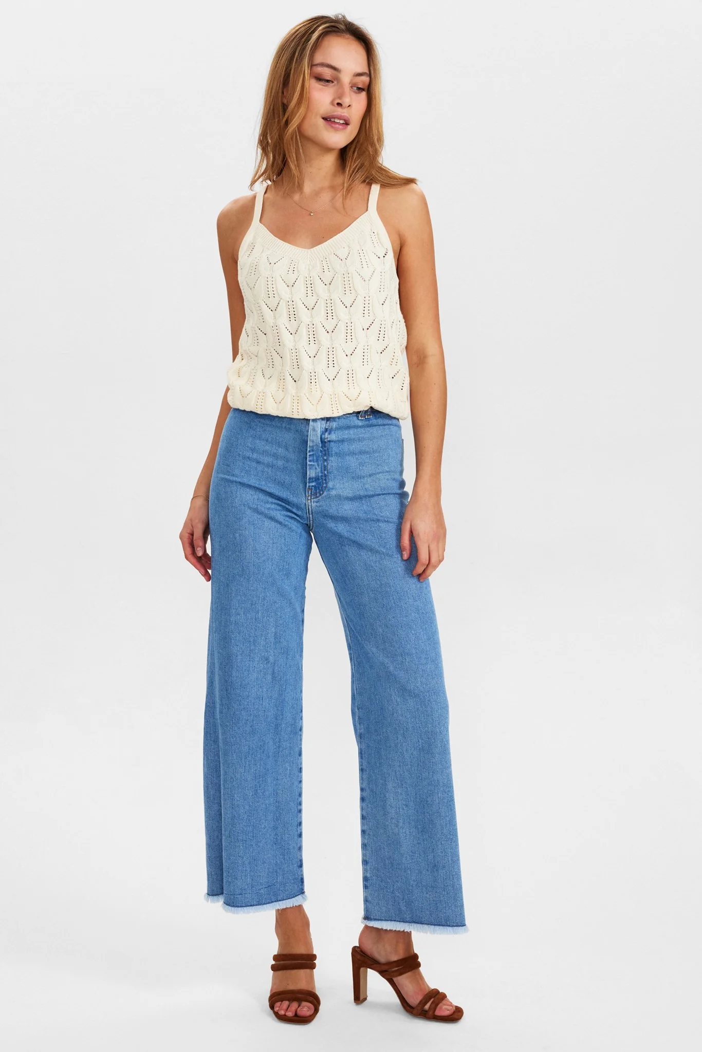 NUNIKKIE KNIT TOP - GOTS - Cloud Dancer - Image 3