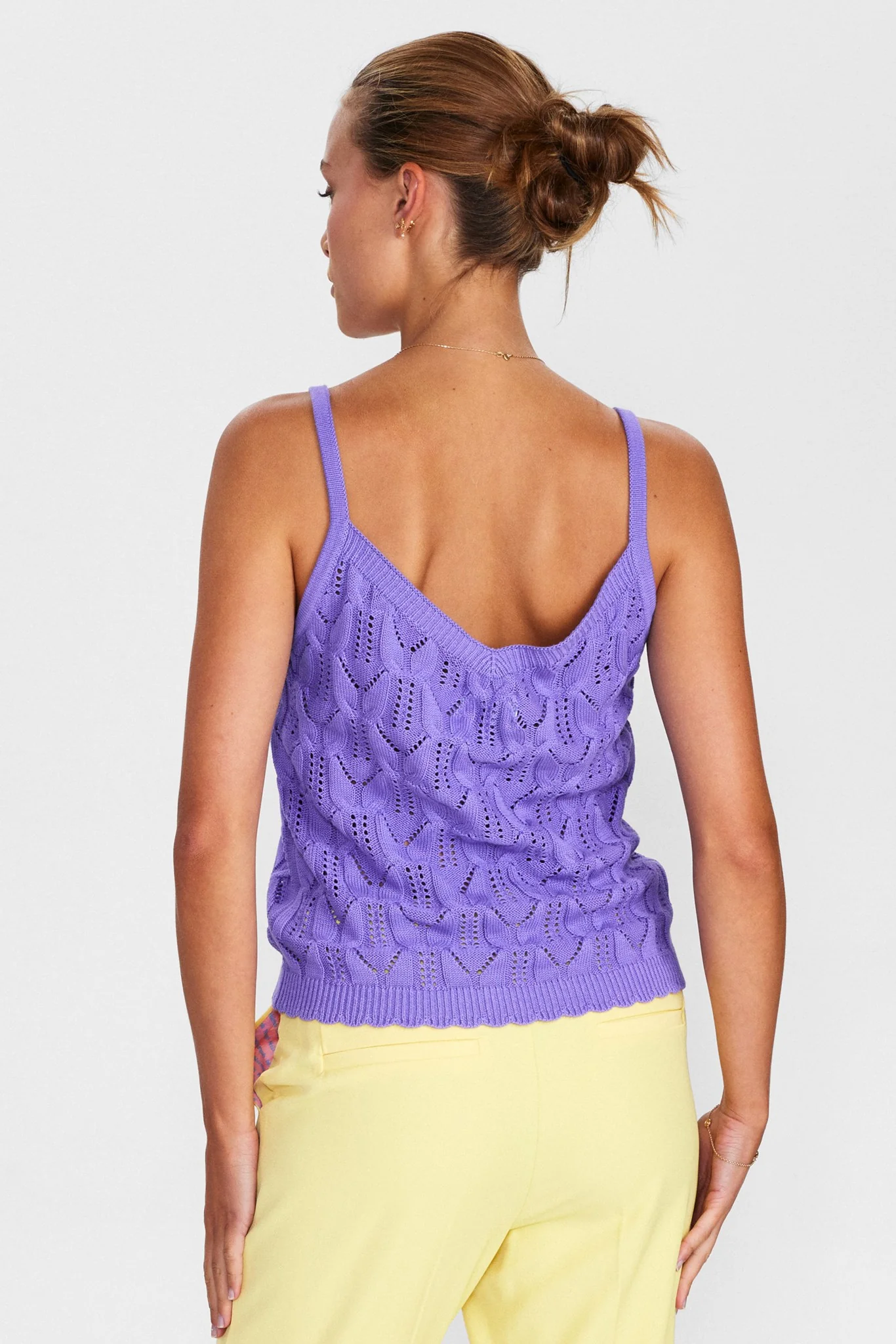 NUNIKKIE KNIT TOP - GOTS - Paisley Purple - Image 2