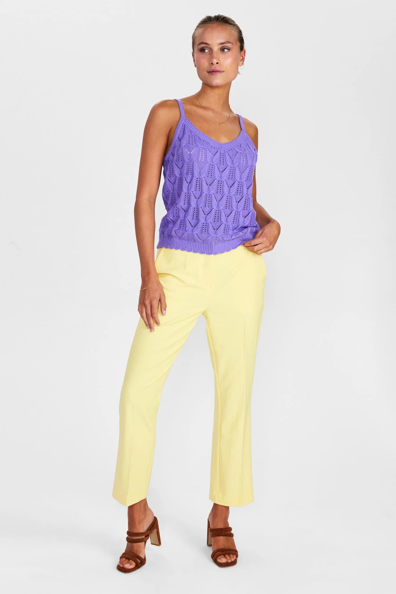 NUNIKKIE KNIT TOP - GOTS - Paisley Purple - Image 3