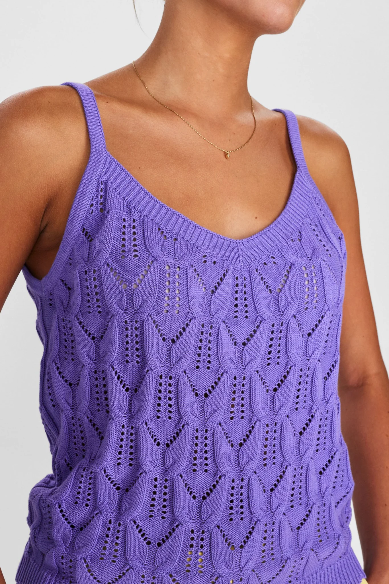 NUNIKKIE KNIT TOP - GOTS - Paisley Purple - Image 4