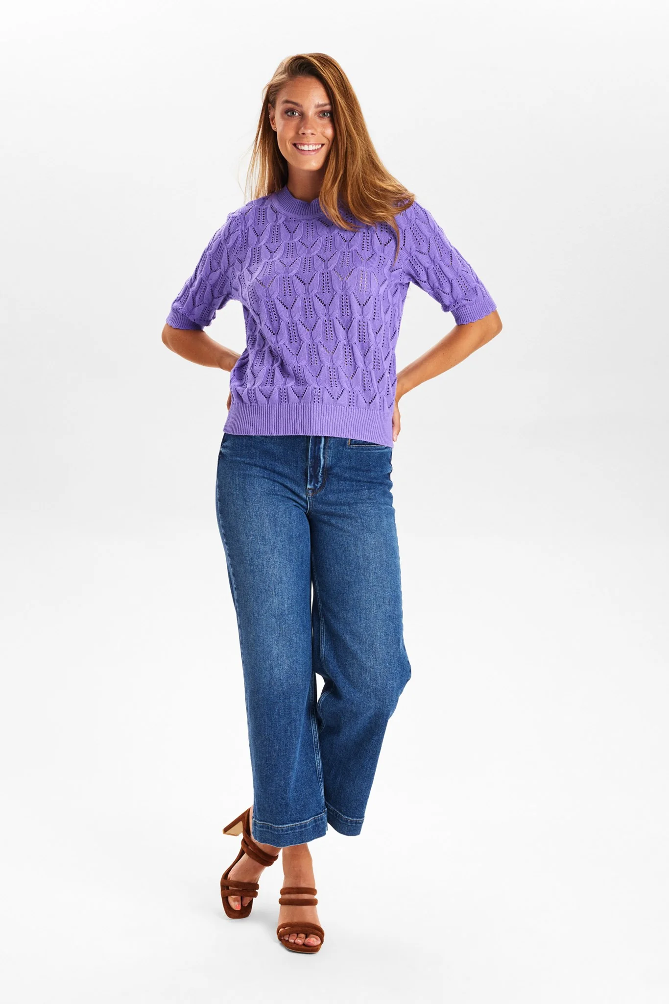 NUNIKKIE PULLOVER - GOTS - Paisley Purple - Image 3