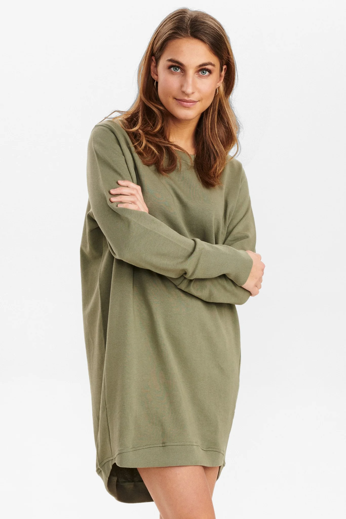NUNIKOLA DRESS - NOOS - Deep Lichen Green