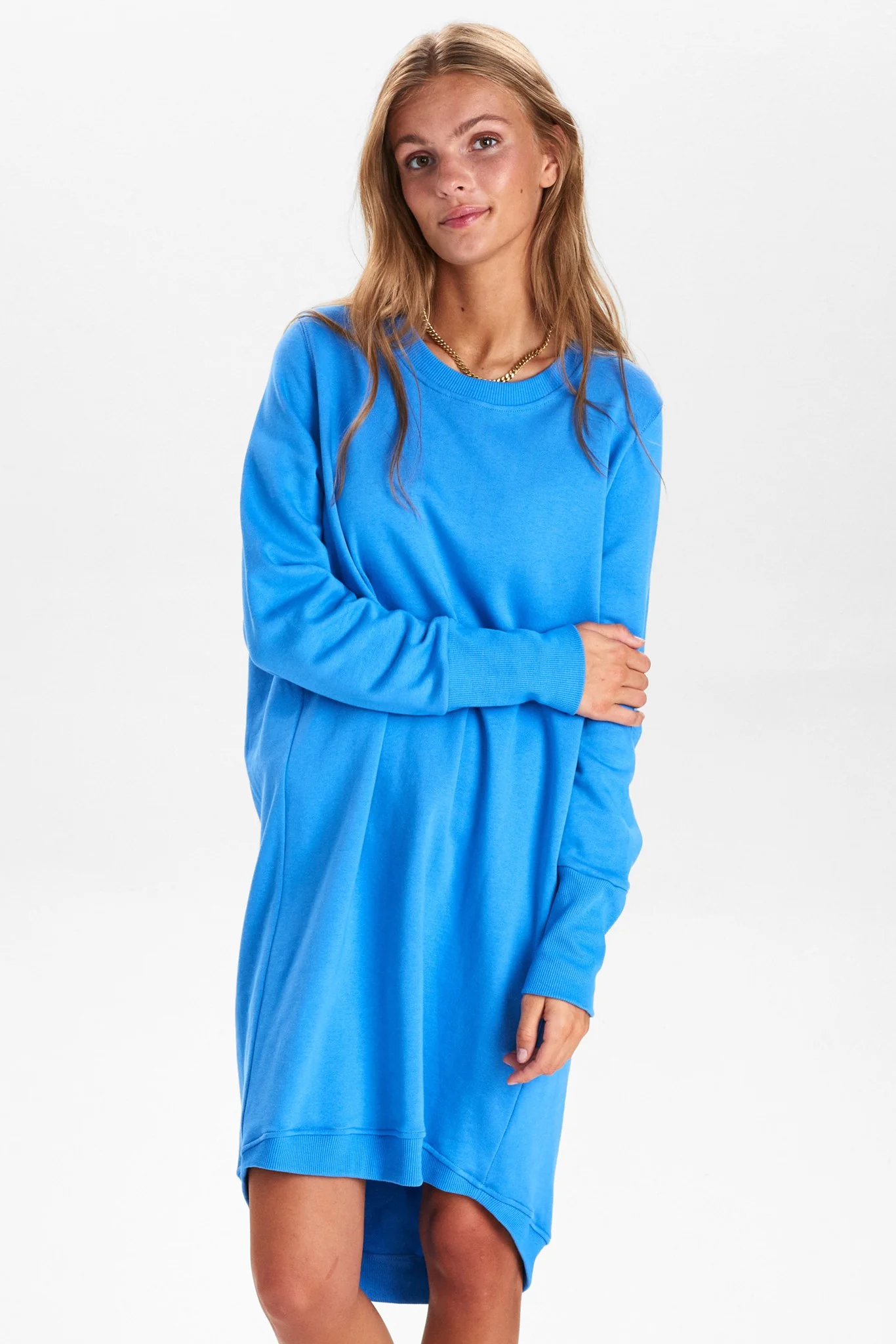 NUNIKOLA DRESS - NOOS - GOTS - Palace Blue