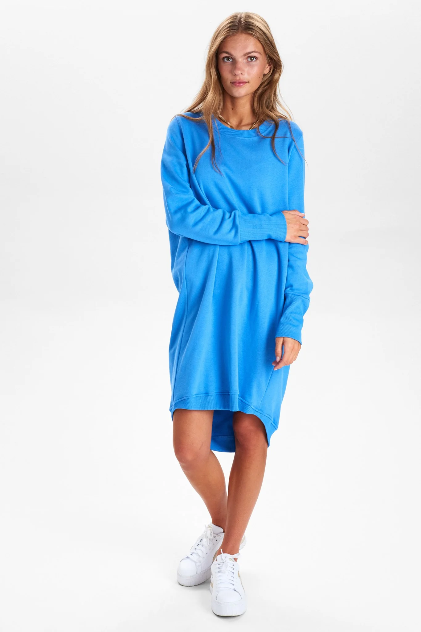 NUNIKOLA DRESS - NOOS - GOTS - Palace Blue - Image 3