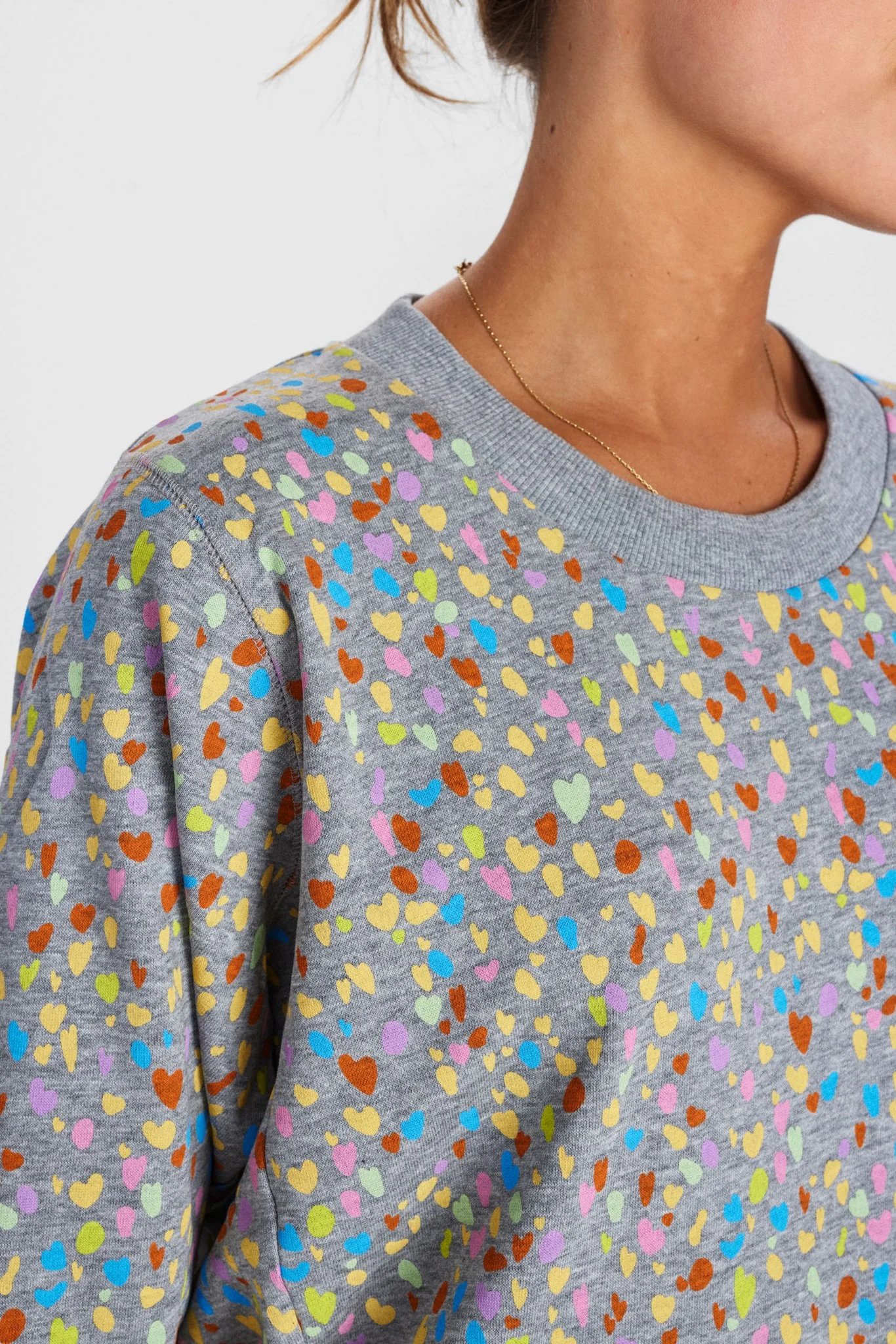 NUNIKOLA SWEAT - Medium Grey mel - Image 4