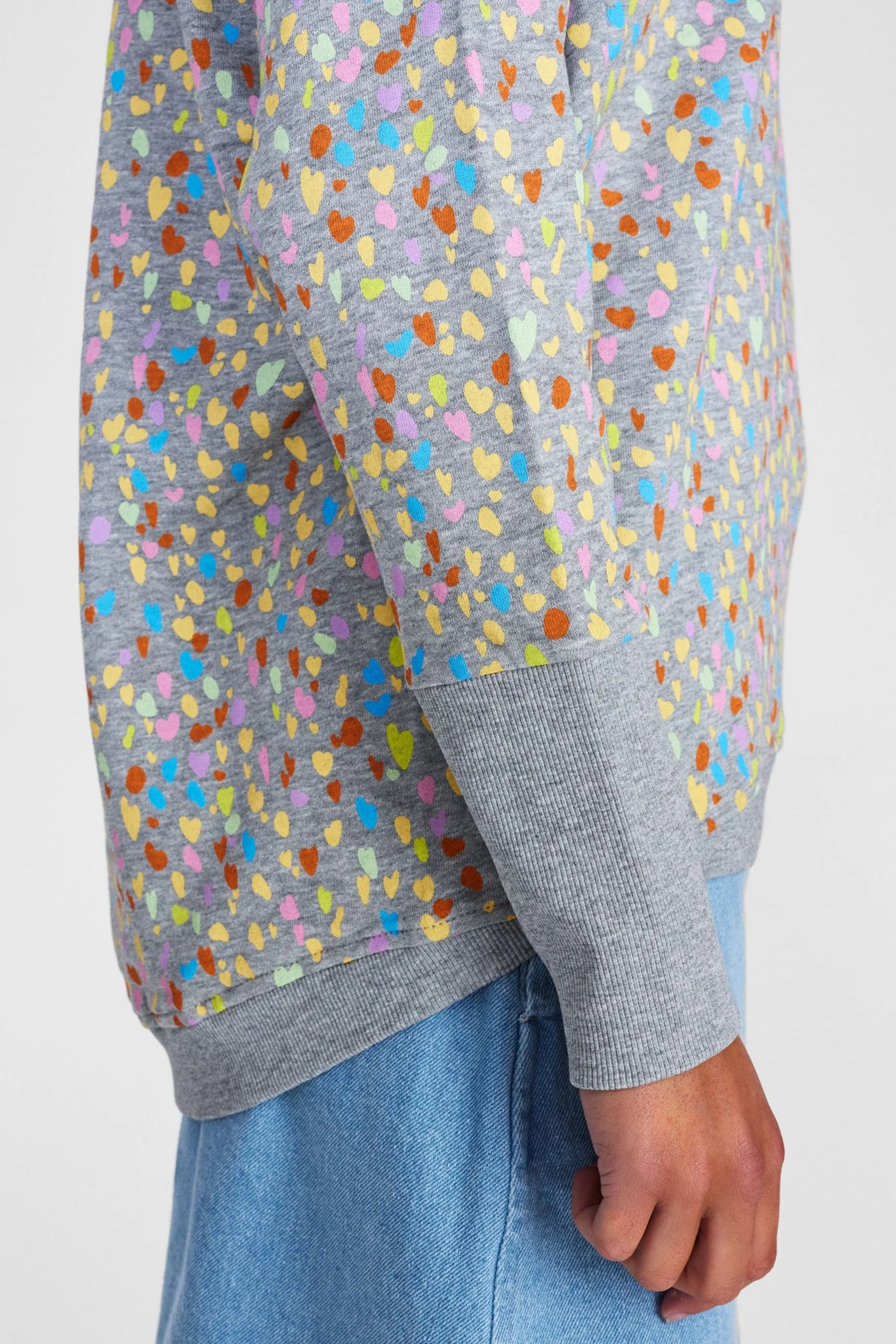 NUNIKOLA SWEAT - Medium Grey mel - Image 5