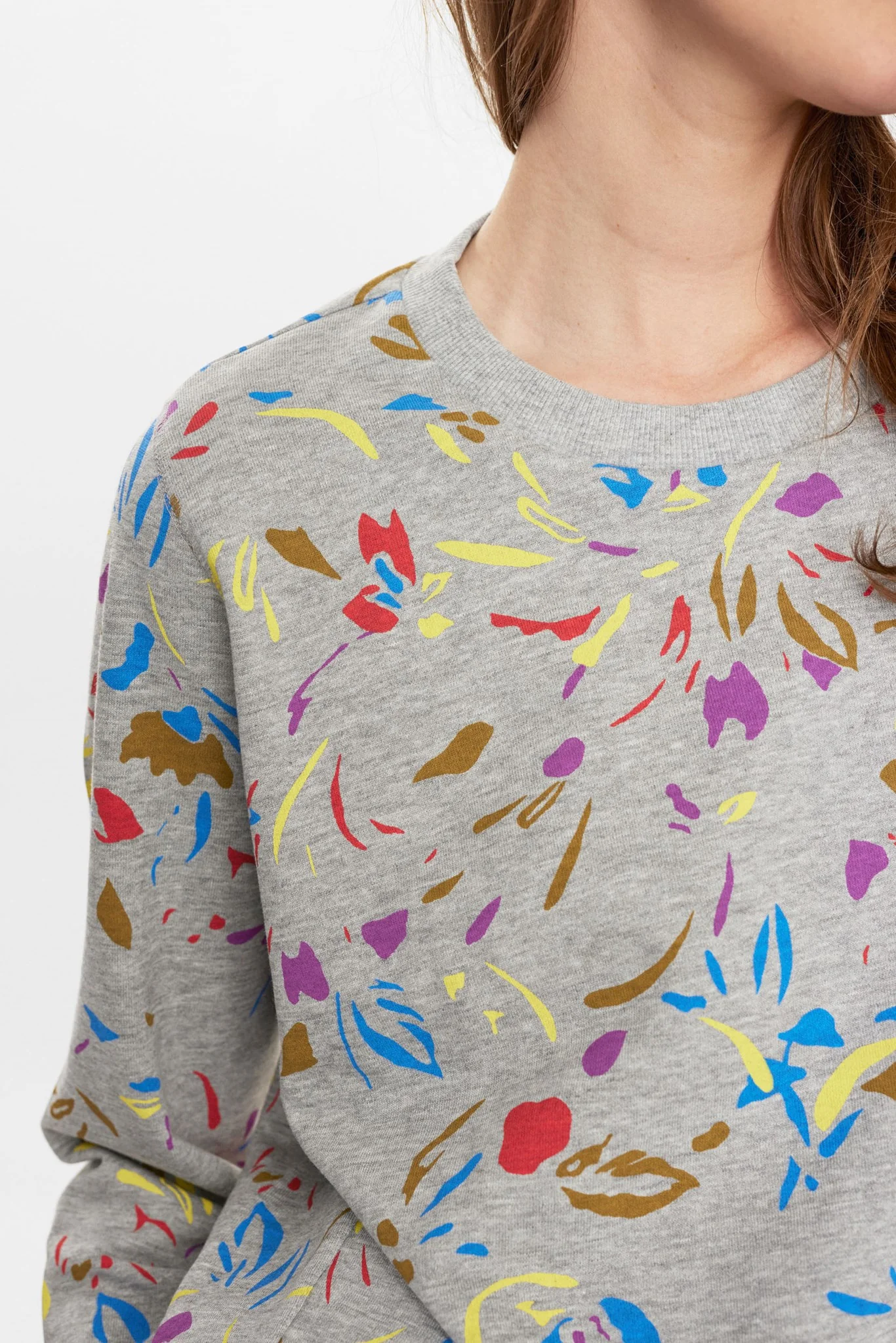 NUNIKOLA SWEAT - Medium Grey mel - Image 4