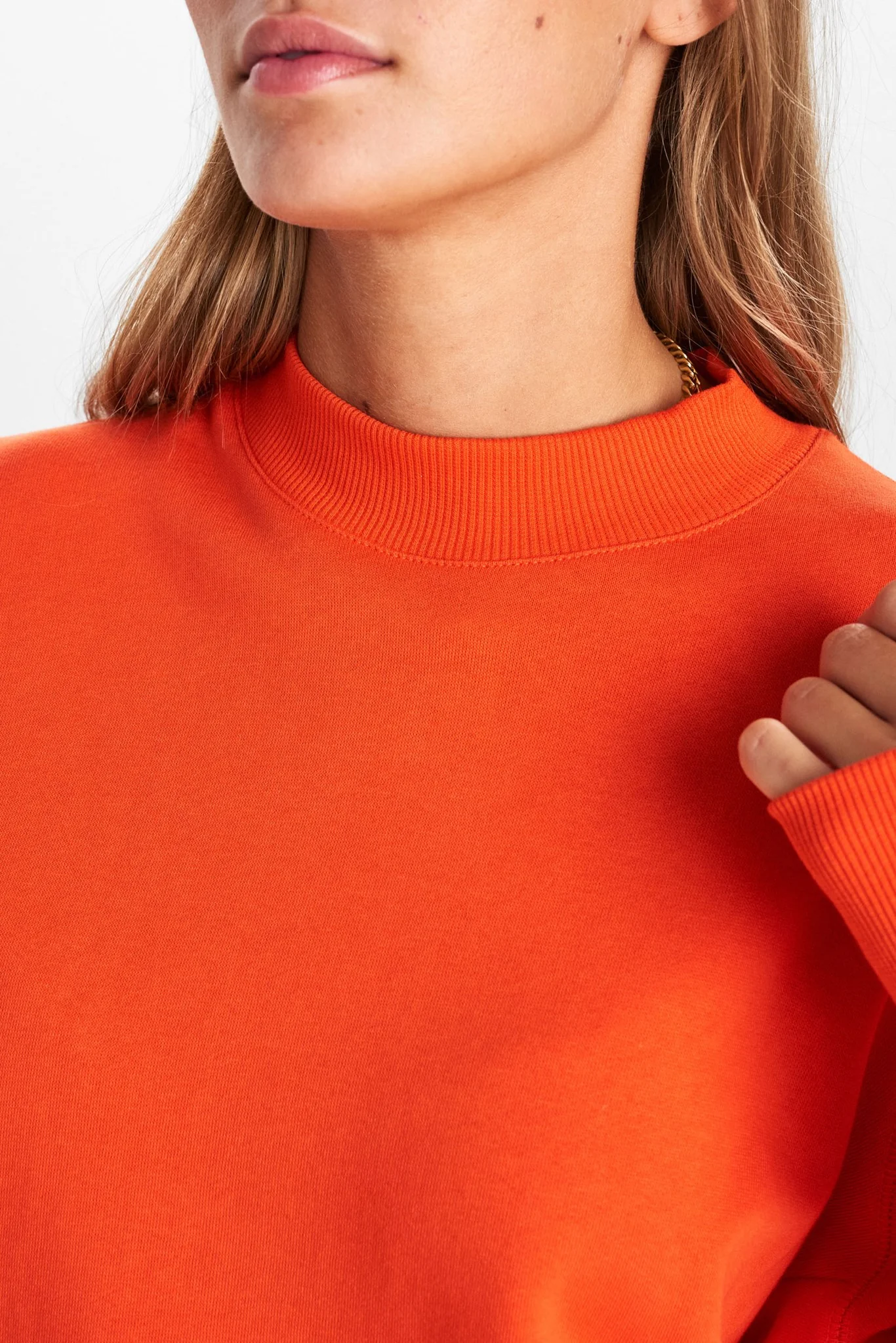 NUNIKOLA TURTLENECK-NOOS-GOTS - Cherry Tomato - Image 5
