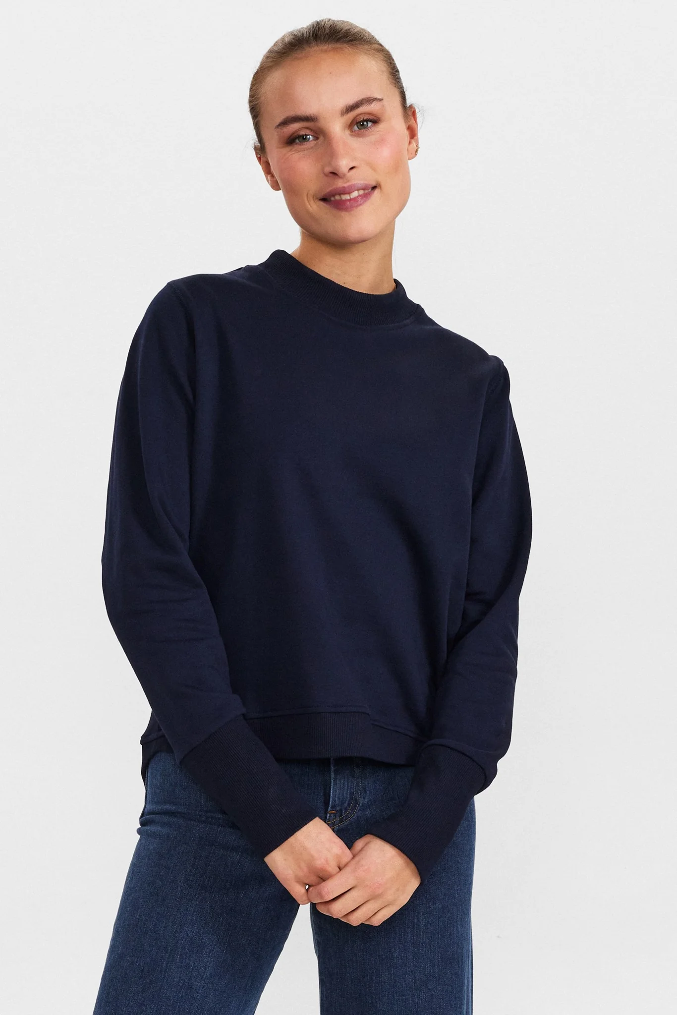 NUNIKOLA TURTLENECK-NOOS-GOTS - Dark Sapphire