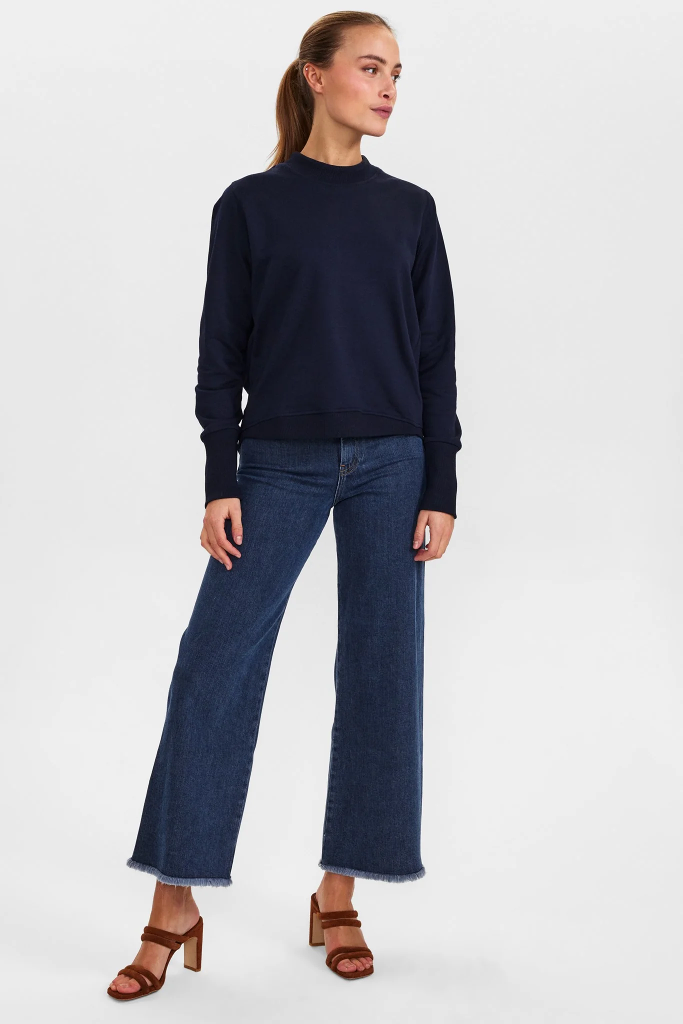 NUNIKOLA TURTLENECK-NOOS-GOTS - Dark Sapphire - Image 3