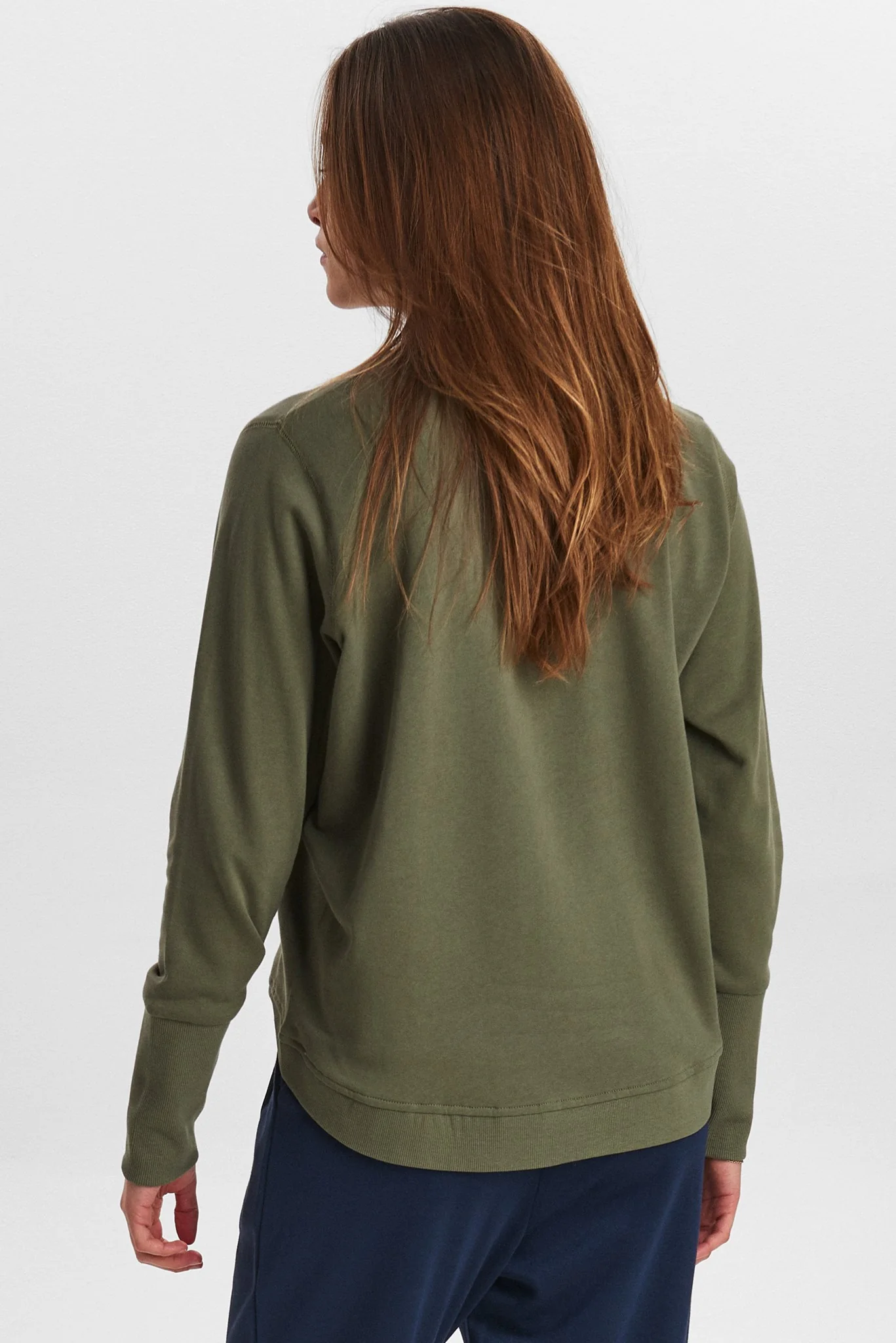 NUNIKOLA TURTLENECK-NOOS-GOTS - Deep Lichen Green - Image 2