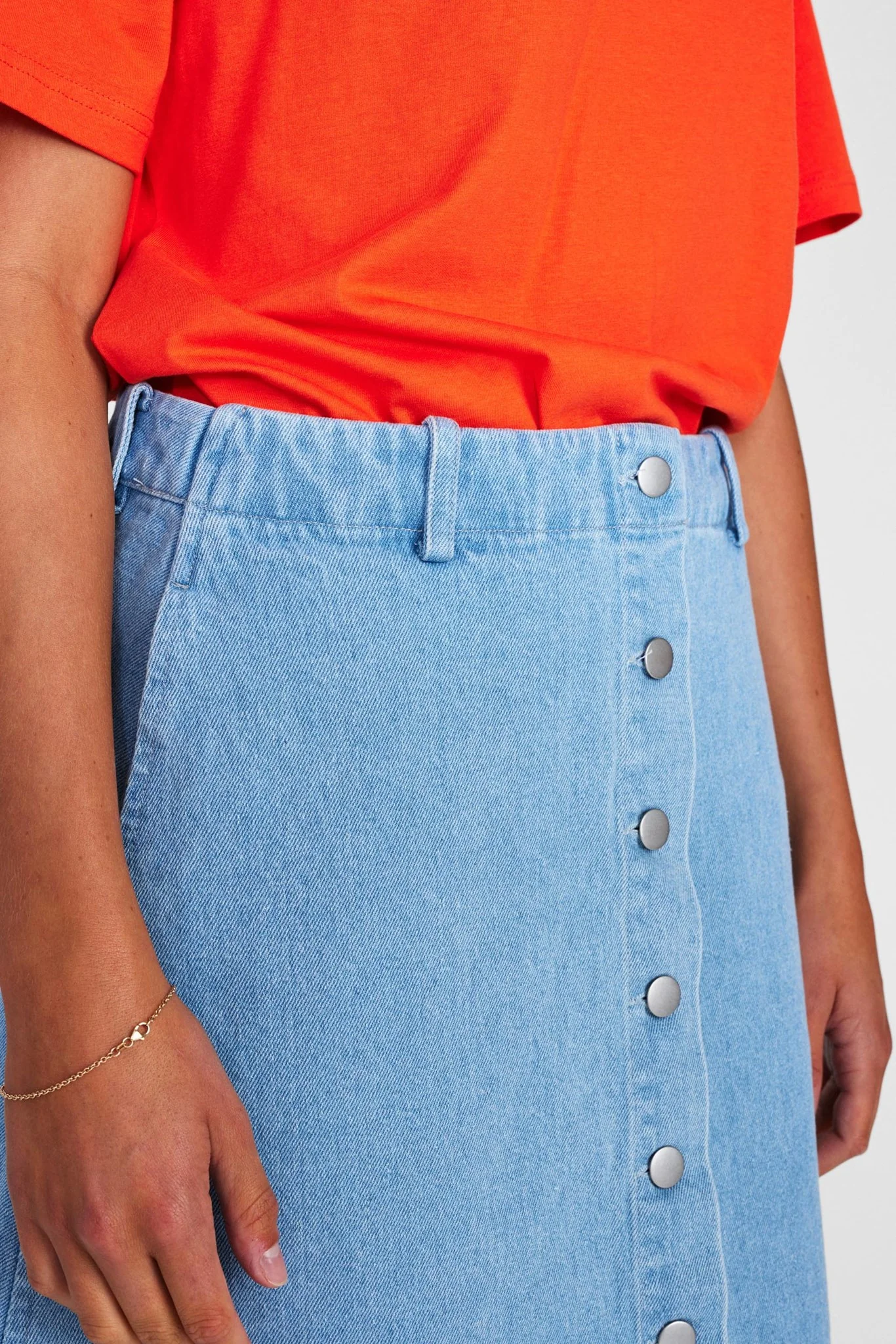 NUNILLA SKIRT - Light Blue Denim - Image 4