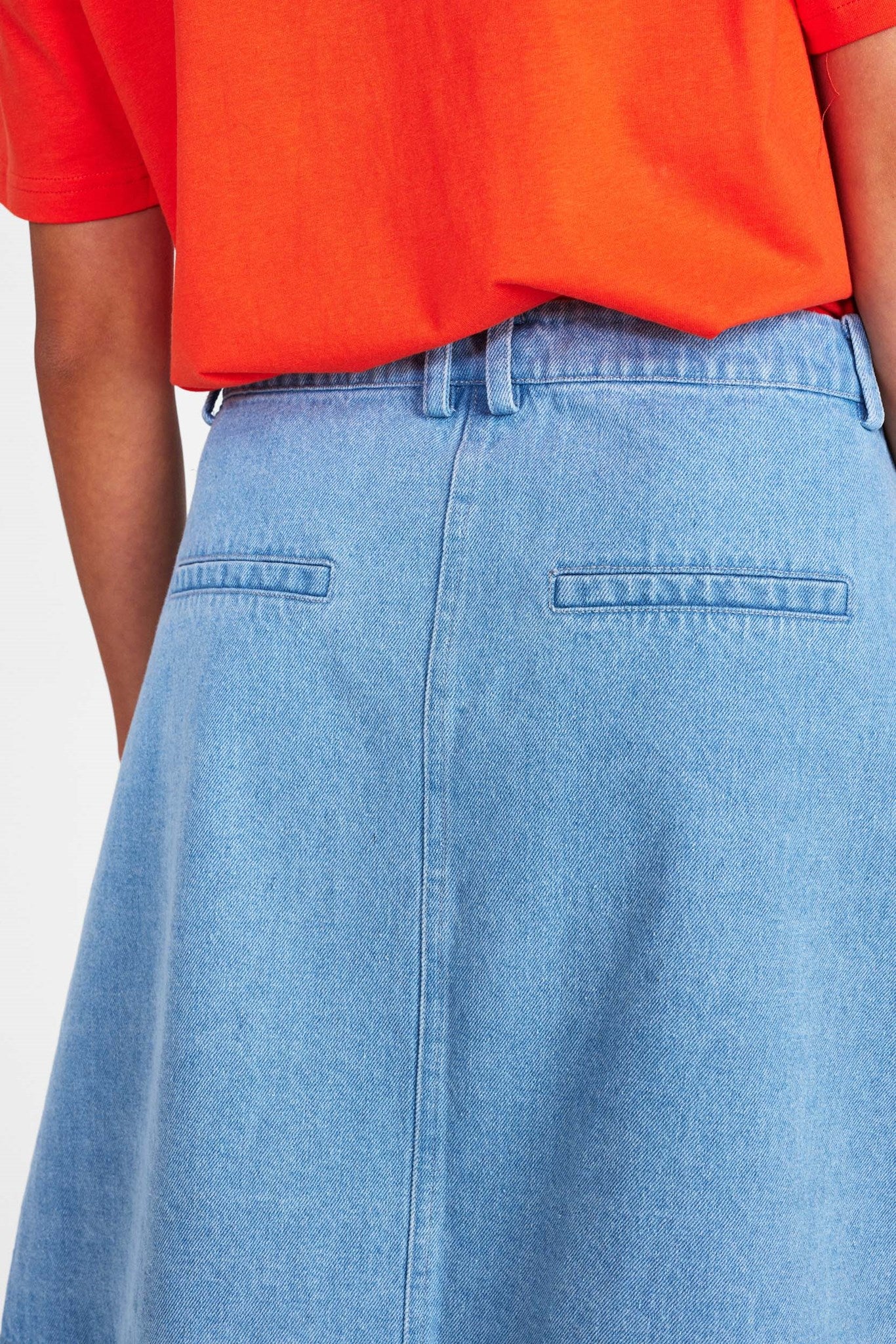 NUNILLA SKIRT - Light Blue Denim - Image 5